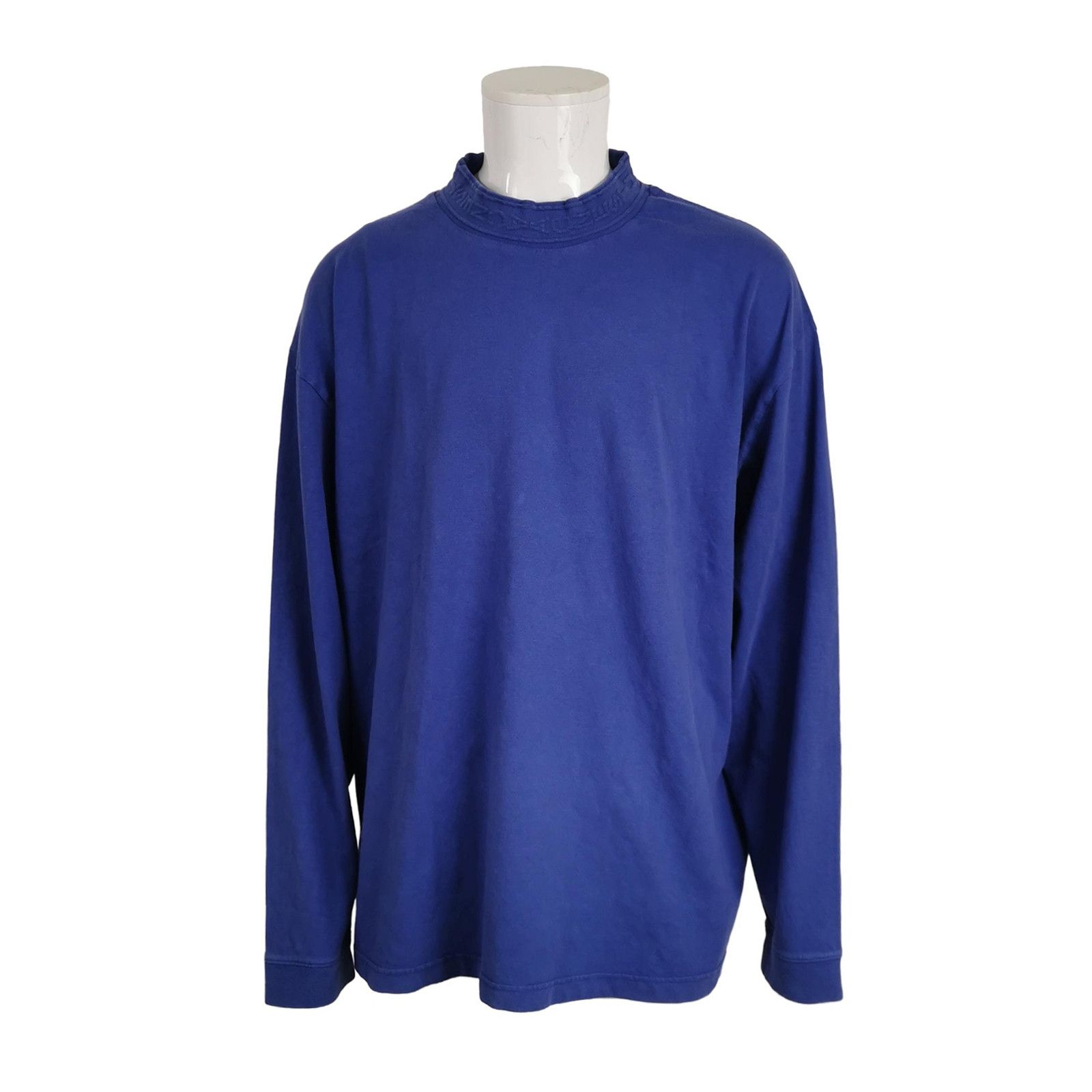 Acne Studios Acne Studios Blue Cotton Crewneck Sweatshirt L Size US L / EU 52-54 / 3 - 2 Thumbnail