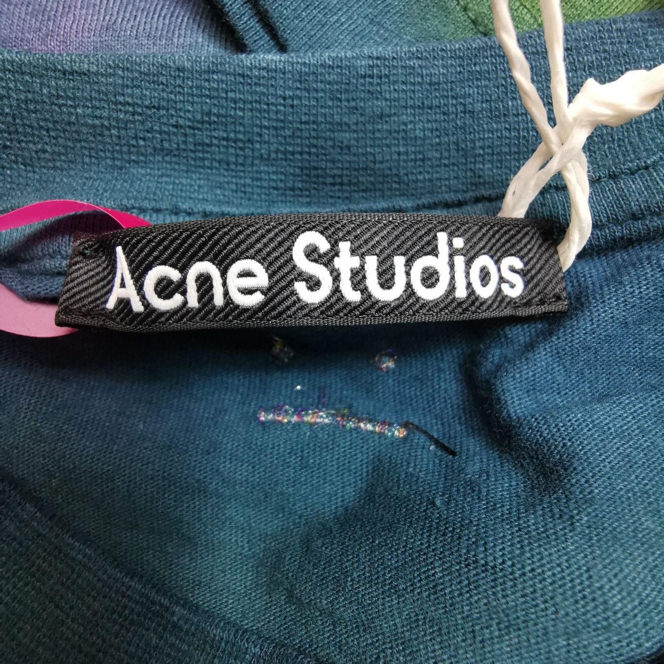 Acne Studios Acne Studios S Cotton Tie-Dye Crew Neck T-Shirt Size US S / EU 44-46 / 1 - 10 Thumbnail