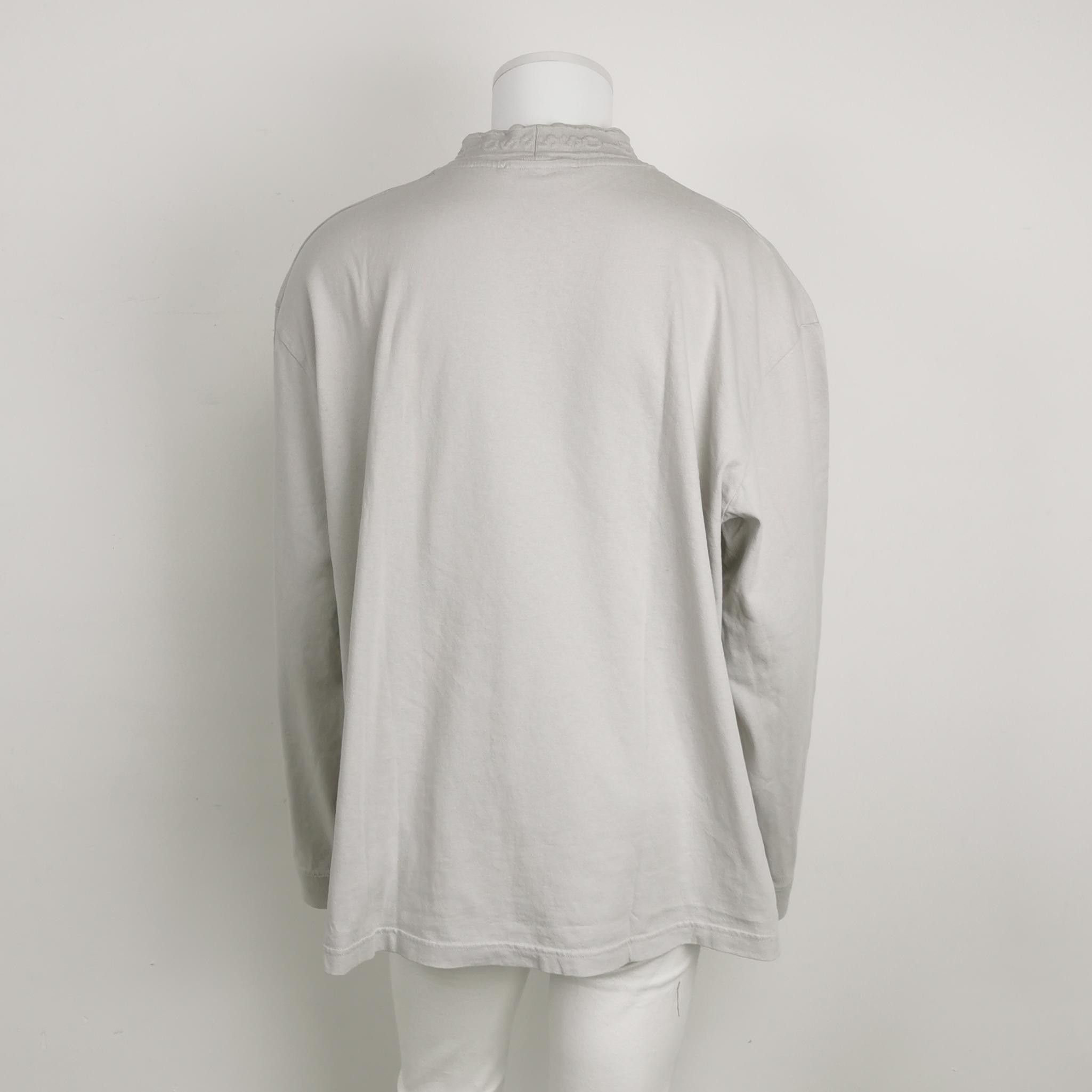 Vintage Stella McCartney Gray Cotton Letter Print Long-Sleeve T-Shirt Size US M / EU 48-50 / 2 - 4 Thumbnail