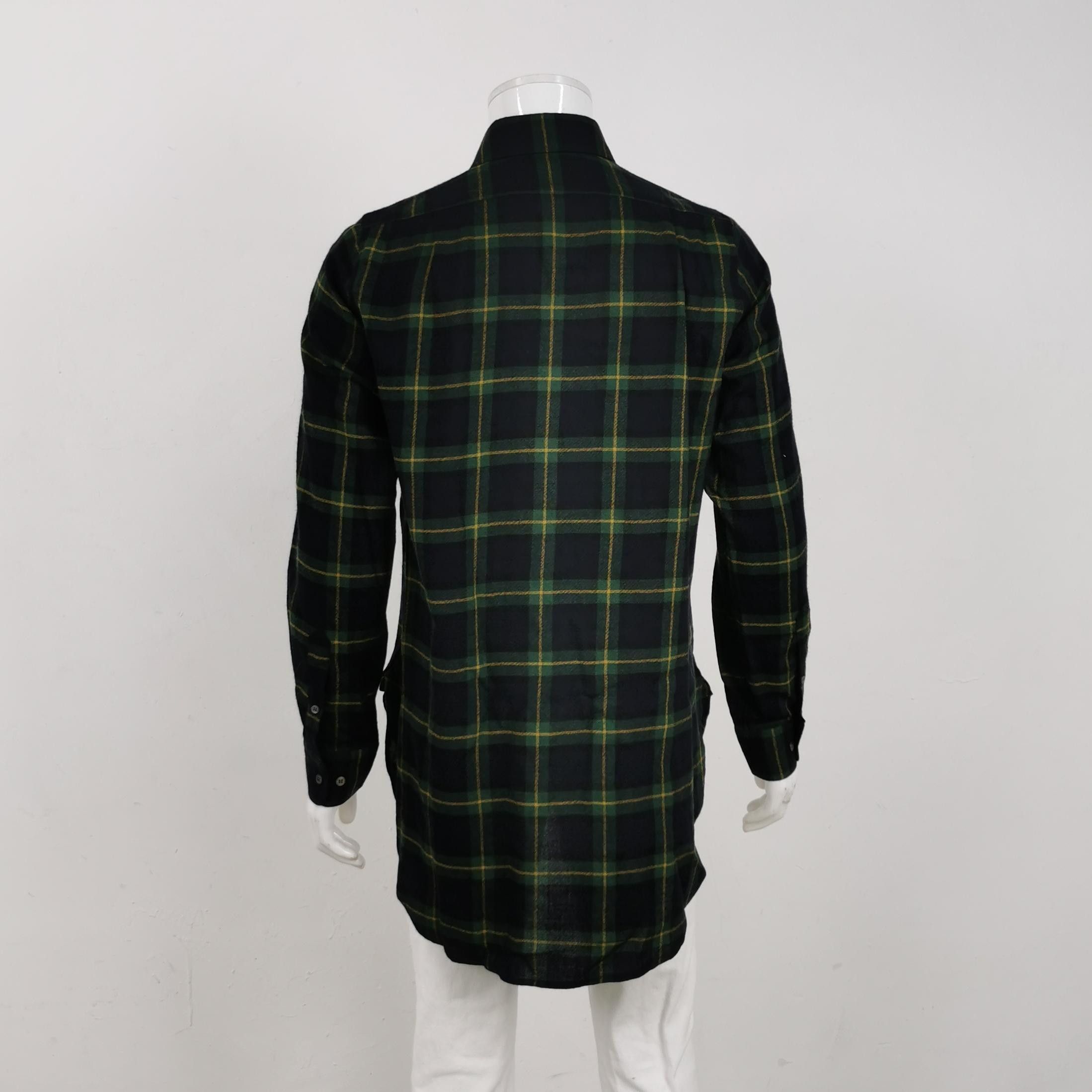 Vintage Stella McCartney Wool Plaid Collar Shirt Size US M / EU 48-50 / 2 - 4 Thumbnail