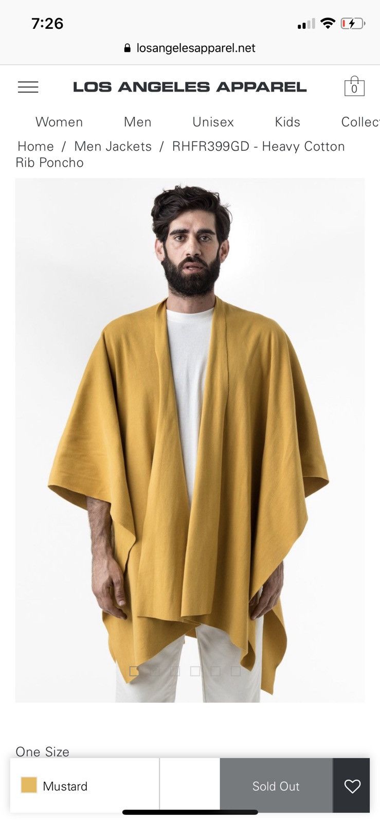 American Apparel Los Angeles Apparel Poncho | Grailed