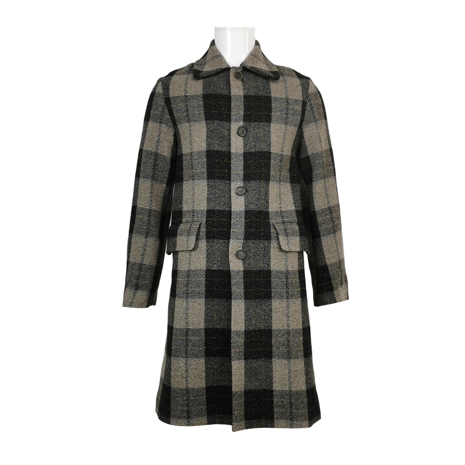 Acne Studios Acne Studios Wool Polka Dot Lapel Coat XS Size US M / EU 48-50 / 2 - 2 Thumbnail