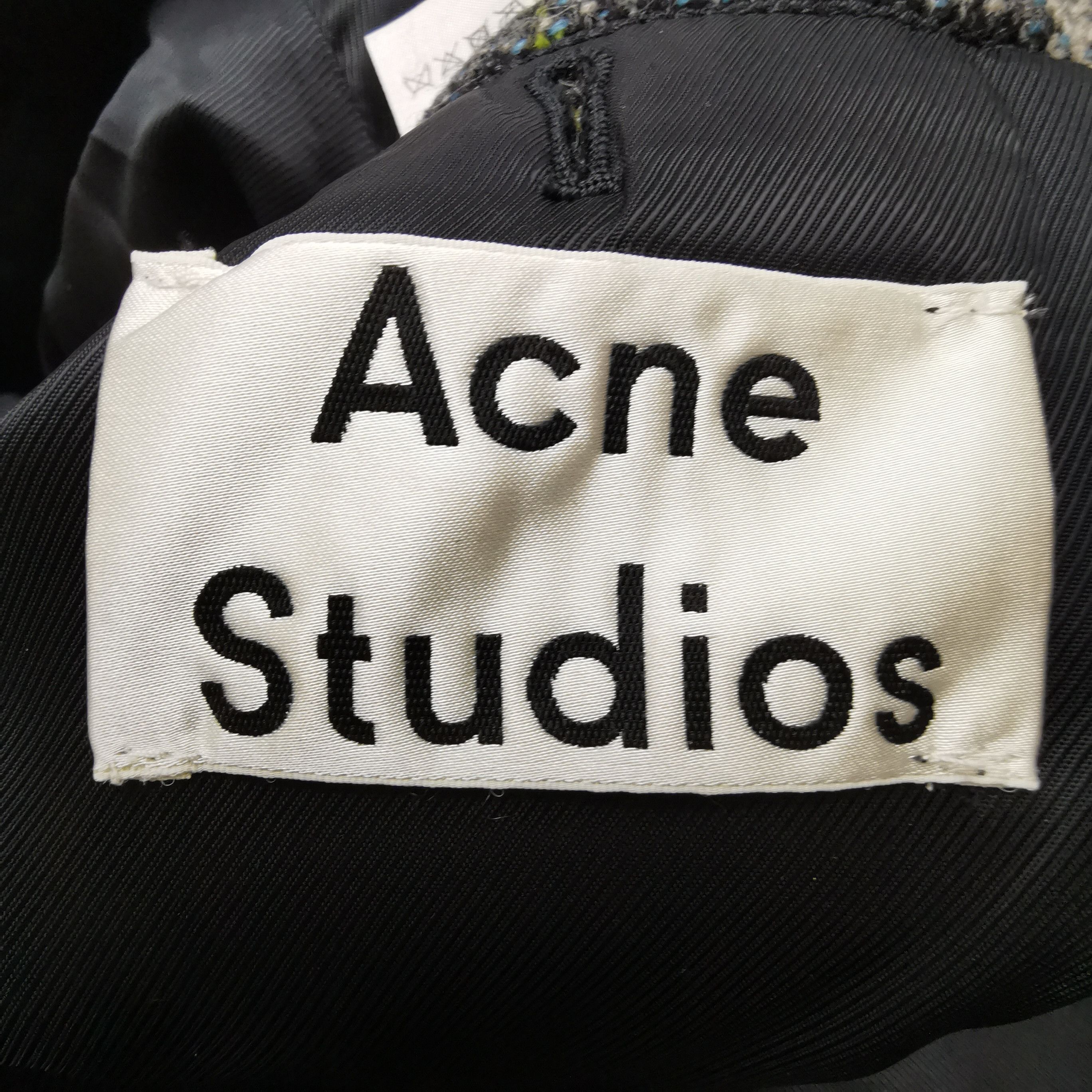 Acne Studios Acne Studios XS Wool Plaid Lapel Coat Size US XS / EU 42 / 0 - 6 Thumbnail