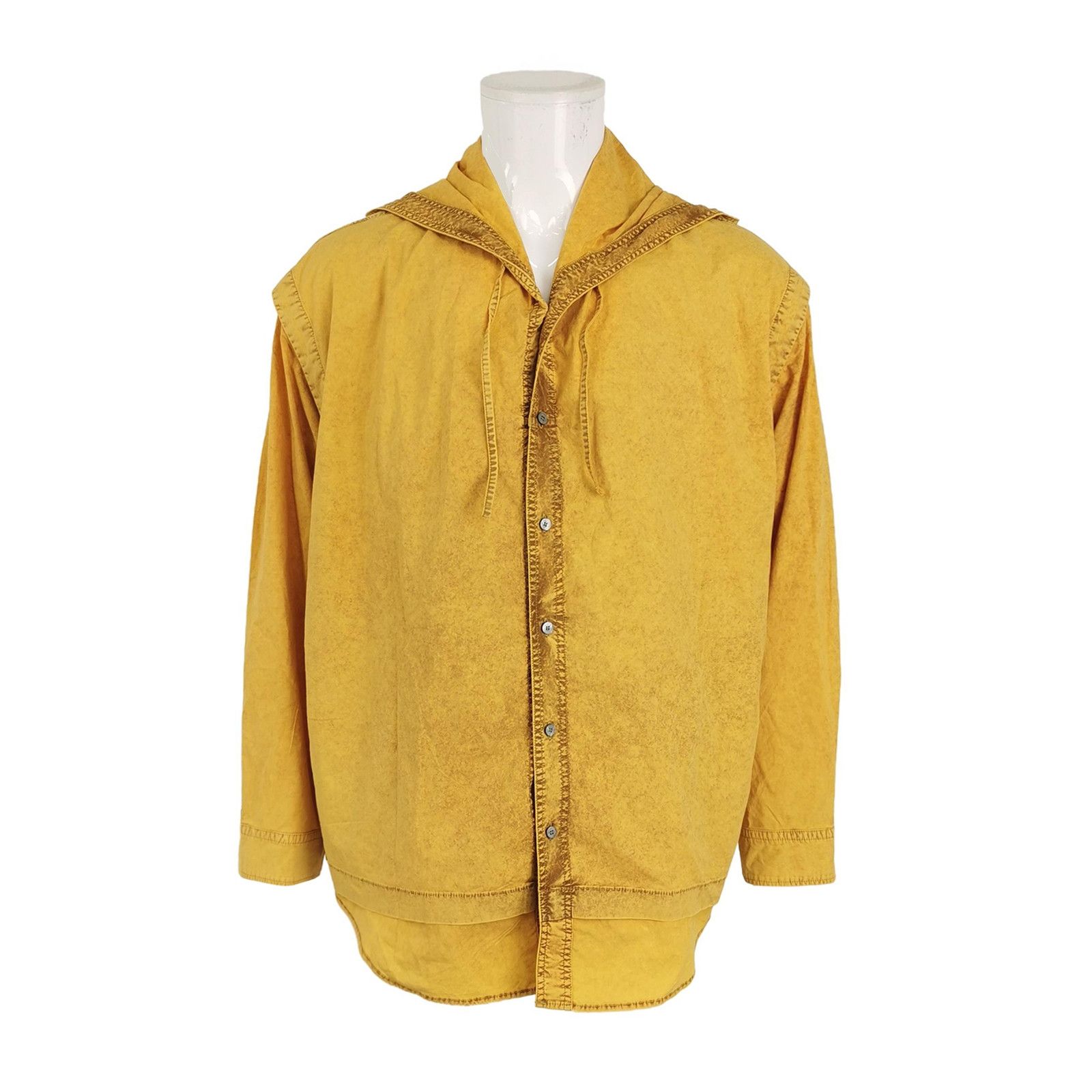 Acne Studios Acne Studios XS Cotton-Wool Lapel Long-Sleeve Coat Size US XS / EU 42 / 0 - 2 Thumbnail