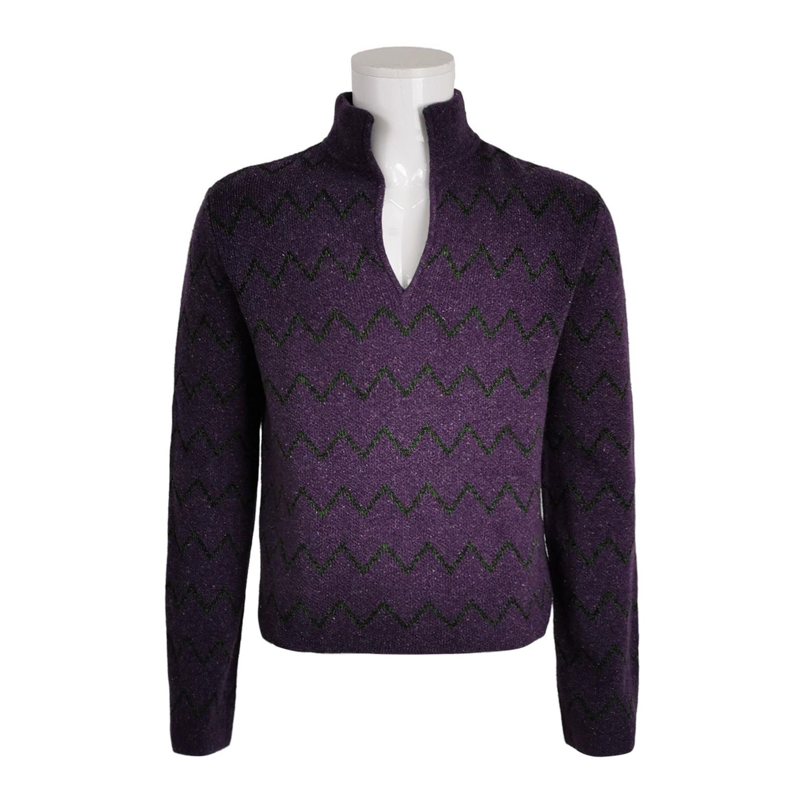 Acne Studios Acne Studios Solid V-Neck Knit Shirt S Size US 27 - 4 Thumbnail