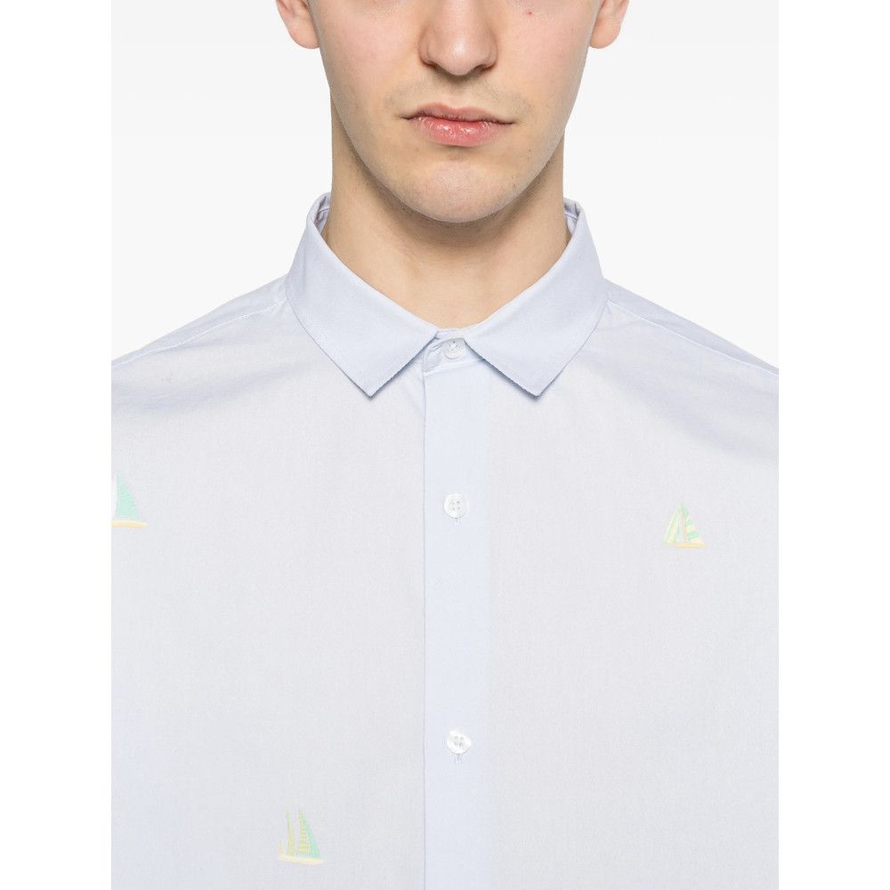 Maison Labiche Maison Labiche BLUE Shirts Size US L / EU 52-54 / 3 - 3 Thumbnail