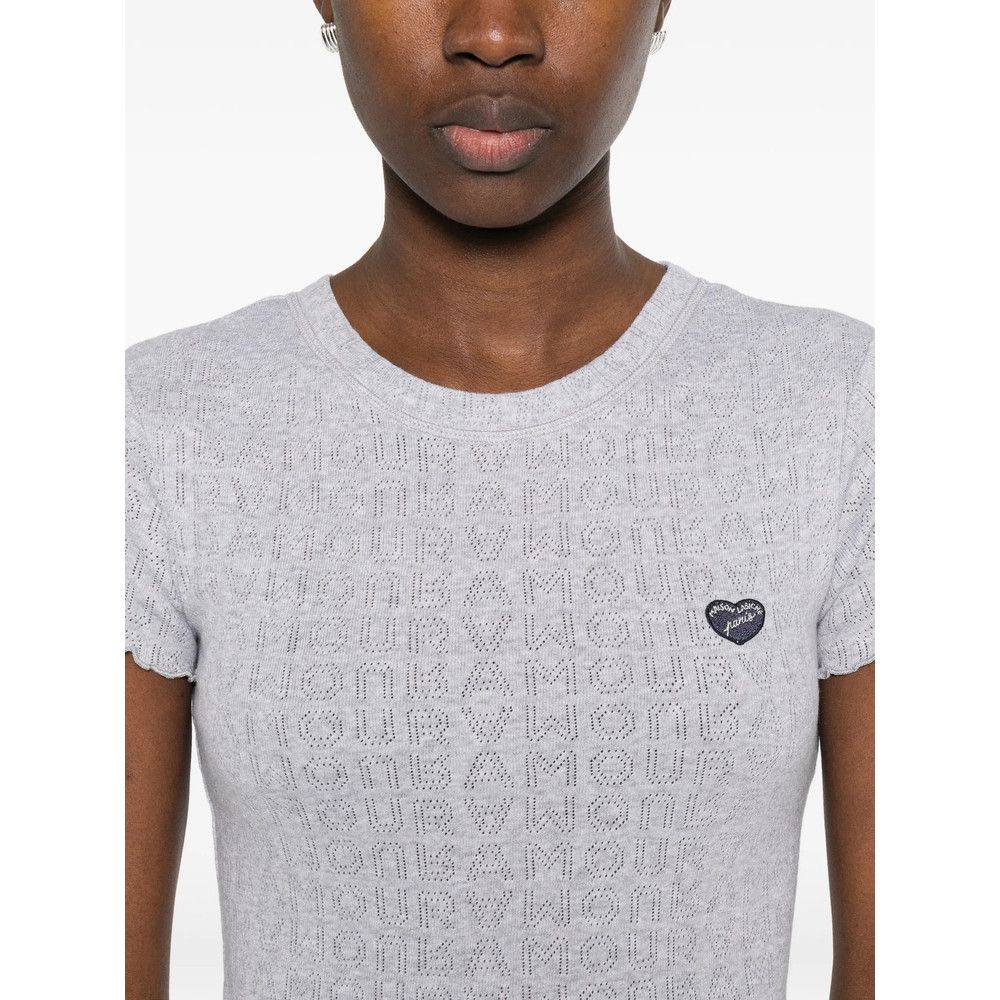Maison Labiche Maison Labiche GREY Tops - T-shirts & Jerseys Size M / US 6-8 / IT 42-44 - 5 Thumbnail