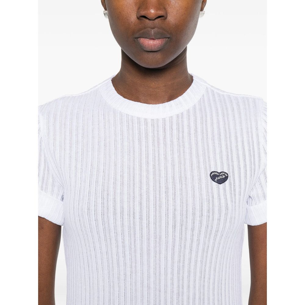Maison Labiche Maison Labiche WHITE Tops - T-shirts & Jerseys Size L / US 10 / IT 46 - 4 Thumbnail