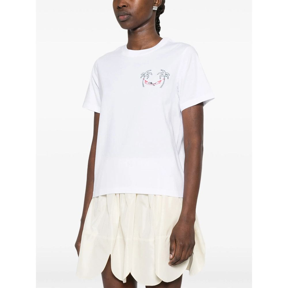 Maison Labiche Maison Labiche WHITE Tops - T-shirts & Jerseys Size L / US 10 / IT 46 - 5 Thumbnail