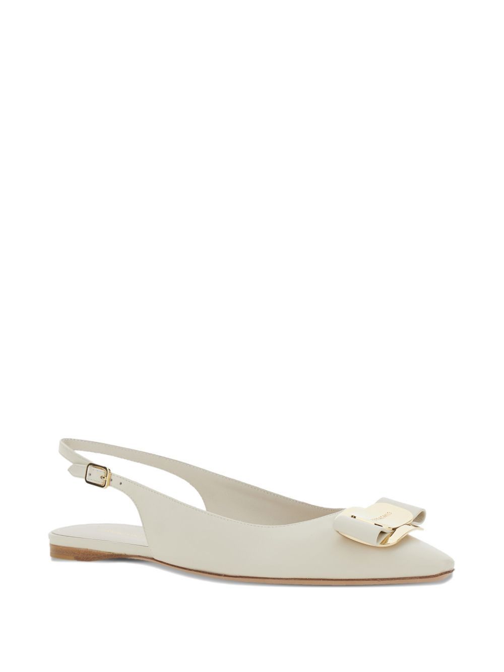 Salvatore Ferragamo LEATHER SLINGBACK PUMPS Size US 8 / IT 38 - 3 Thumbnail