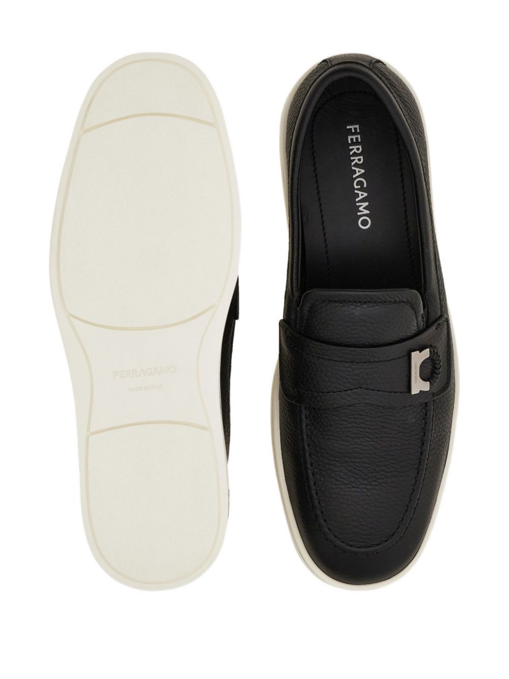 Salvatore Ferragamo LEATHER LOAFERS Size US 7 / EU 40 - 4 Thumbnail