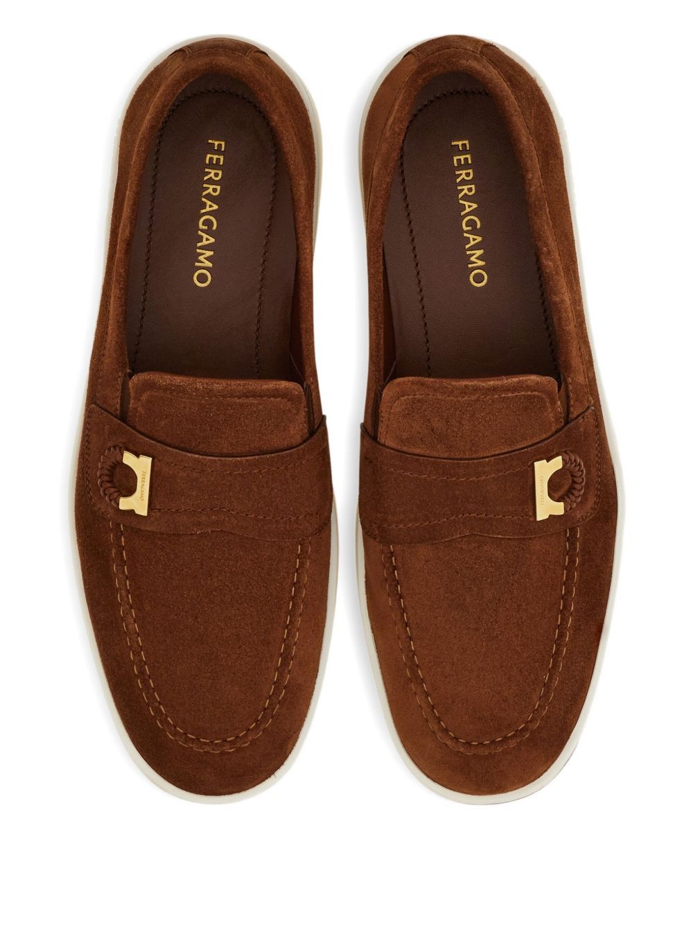 Salvatore Ferragamo LEATHER LOAFERS Size US 7.5 / EU 40-41 - 5 Thumbnail