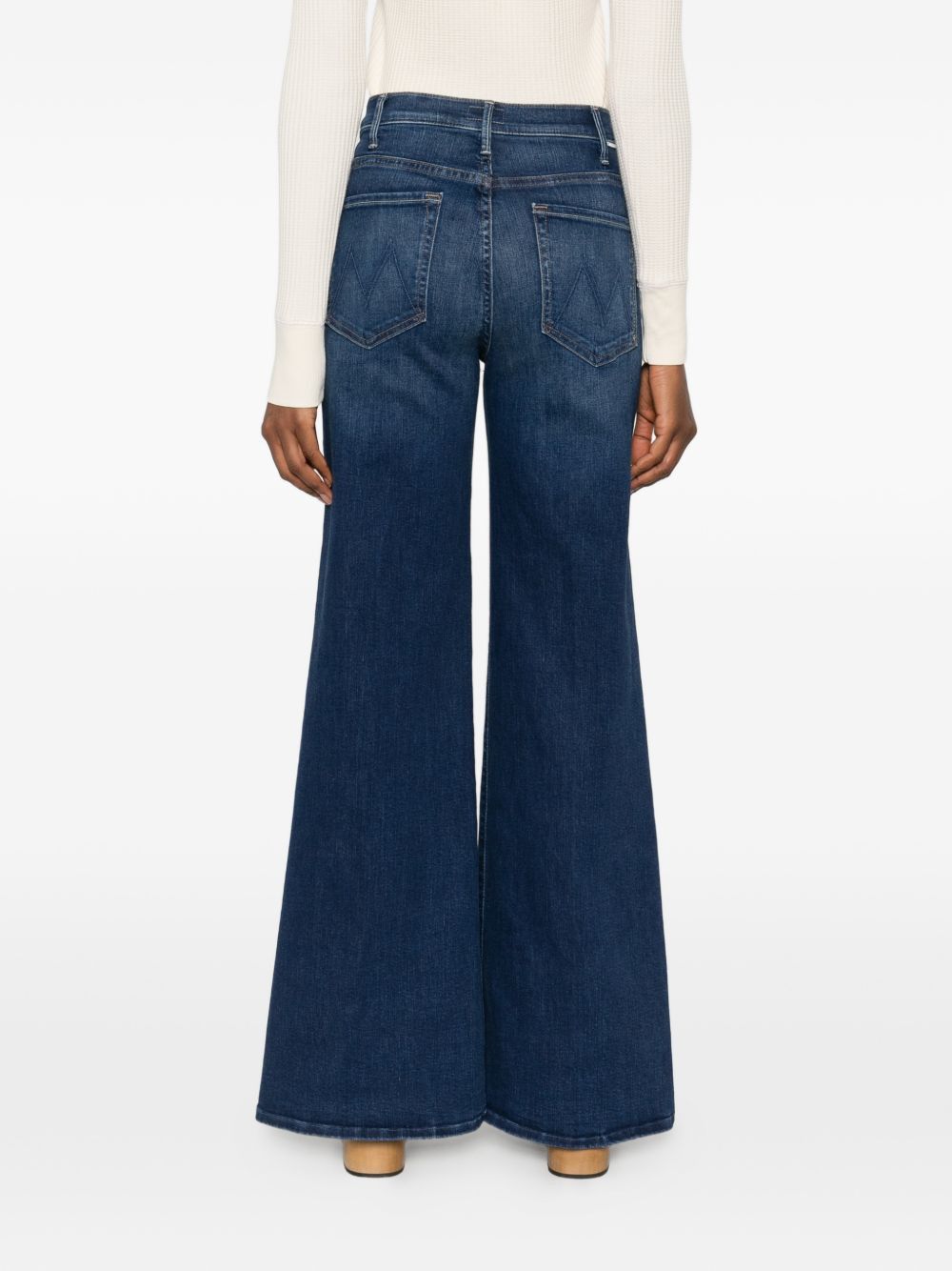 MOTHER THE HUSTLER ROLLER SNEAK DENIM JEANS Size 26" / US 2 / IT 38 - 3 Thumbnail