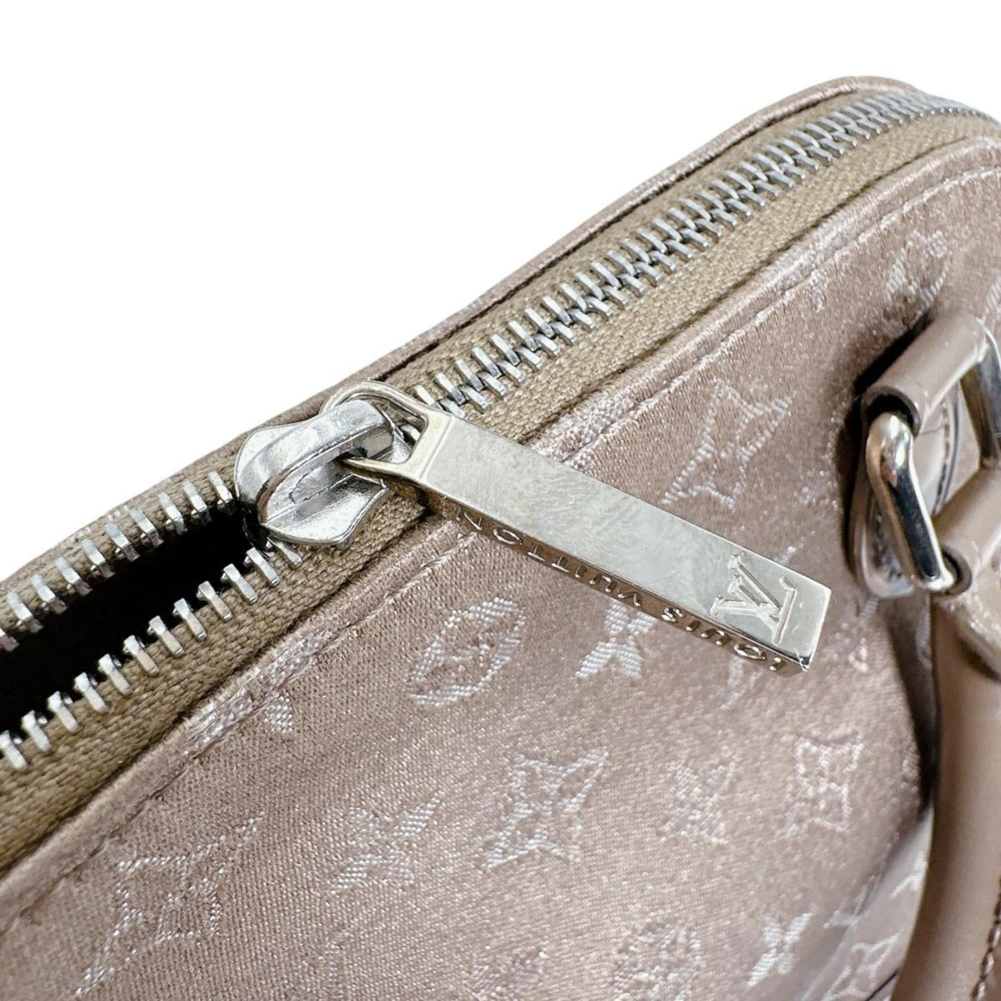 Louis Vuitton Louis Vuitton Little Alma Monogram Satin Pouch Bag M92147 Beige Size ONE SIZE - 10 Thumbnail