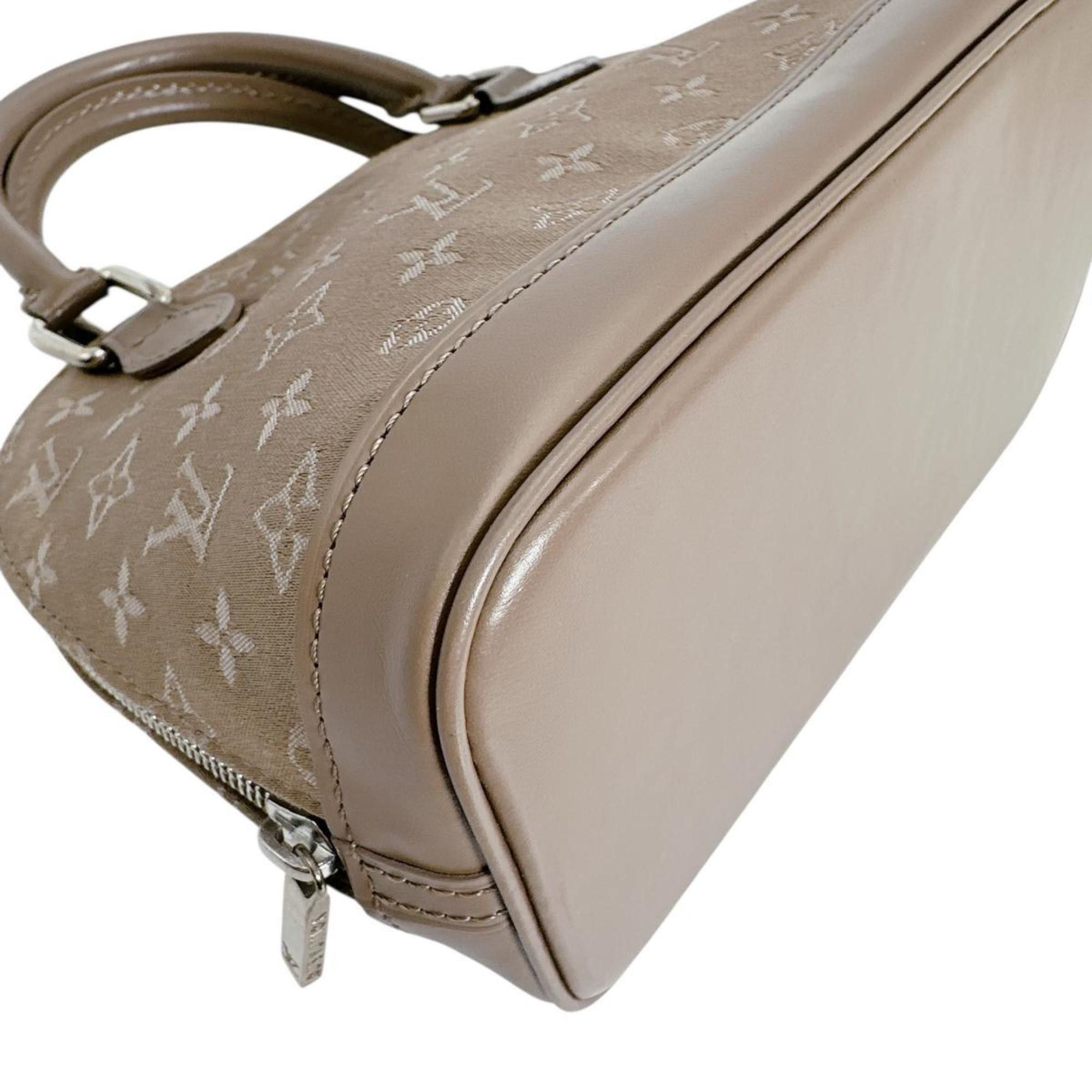 Louis Vuitton Louis Vuitton Little Alma Monogram Satin Pouch Bag M92147 Beige Size ONE SIZE - 6 Thumbnail