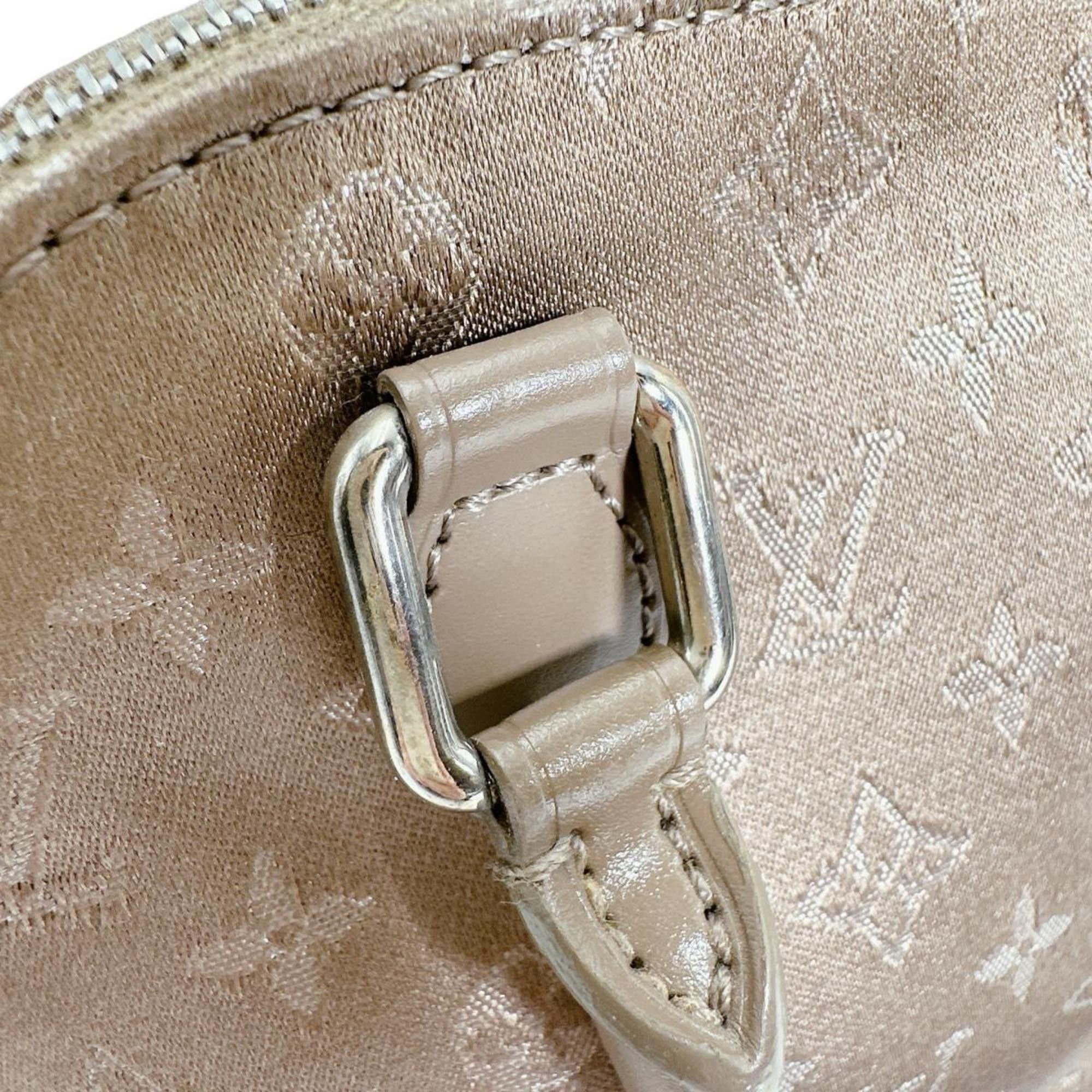 Louis Vuitton Louis Vuitton Little Alma Monogram Satin Pouch Bag M92147 Beige Size ONE SIZE - 9 Thumbnail