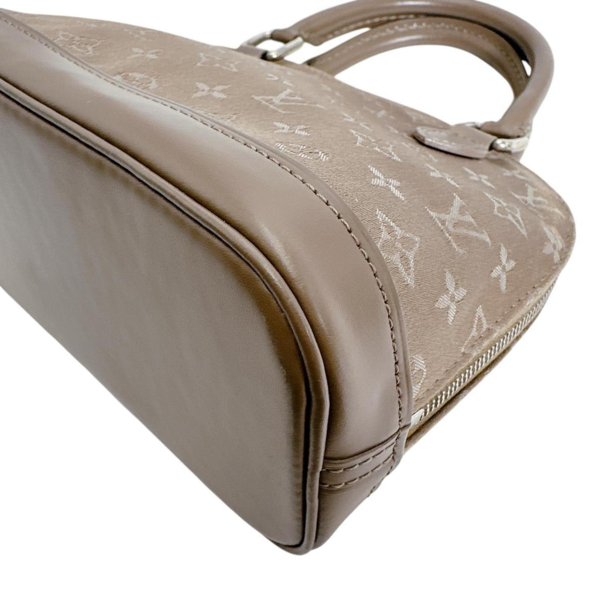 Louis Vuitton Louis Vuitton Little Alma Monogram Satin Pouch Bag M92147 Beige Size ONE SIZE - 5 Thumbnail