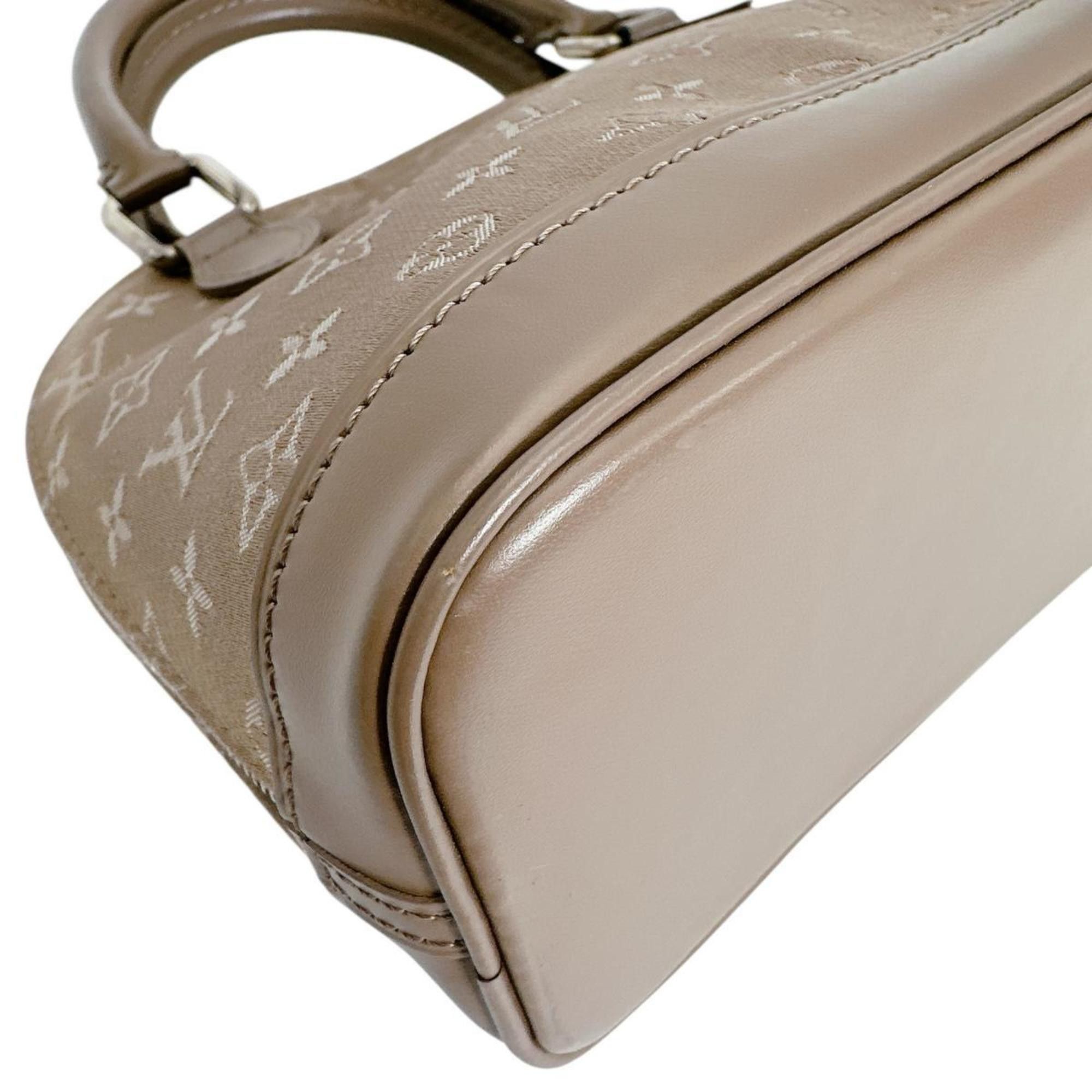 Louis Vuitton Louis Vuitton Little Alma Monogram Satin Pouch Bag M92147 Beige Size ONE SIZE - 8 Thumbnail