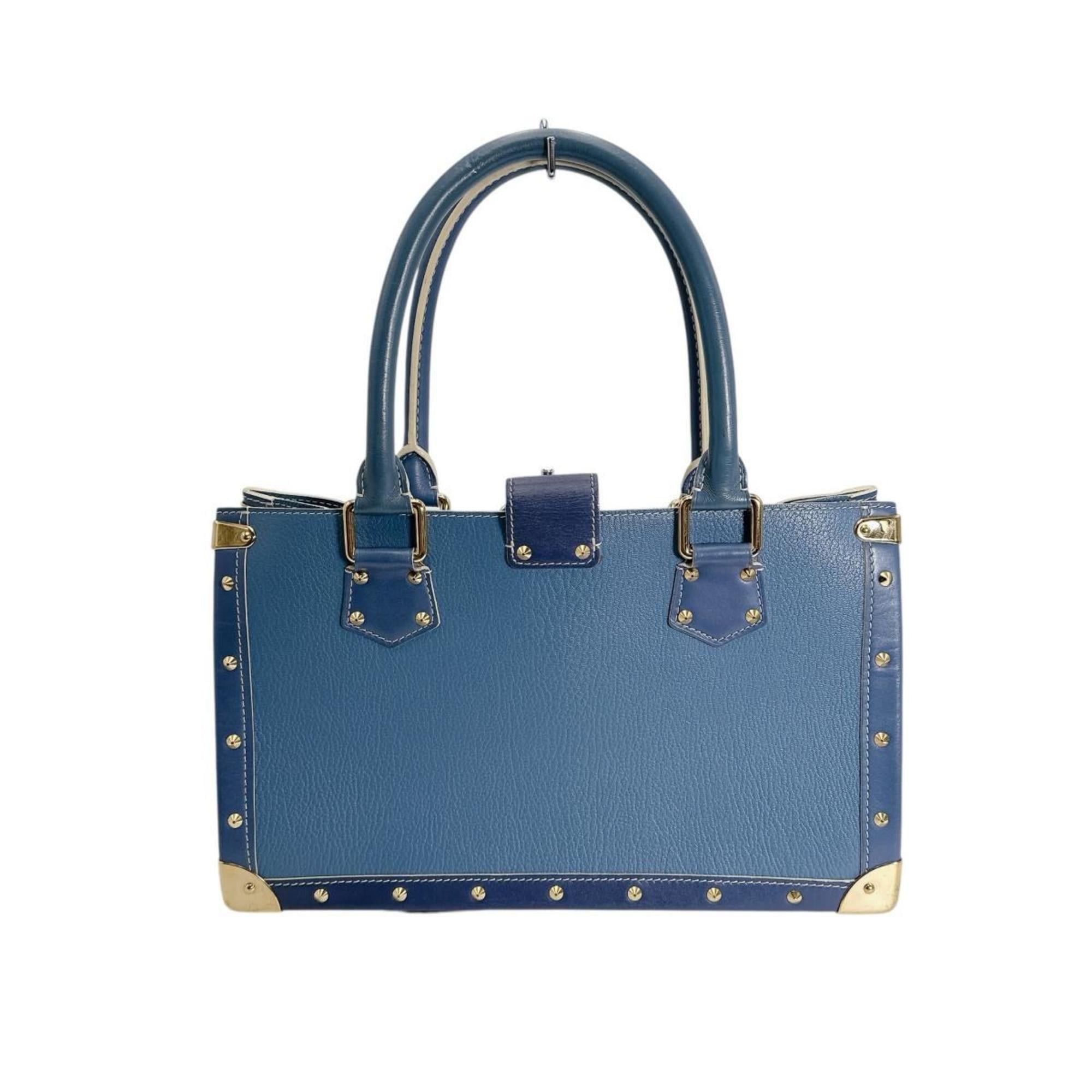 Louis Vuitton Louis Vuitton Fabulous Suhali Leather Handbag M91813 Blue Size ONE SIZE - 2 Thumbnail