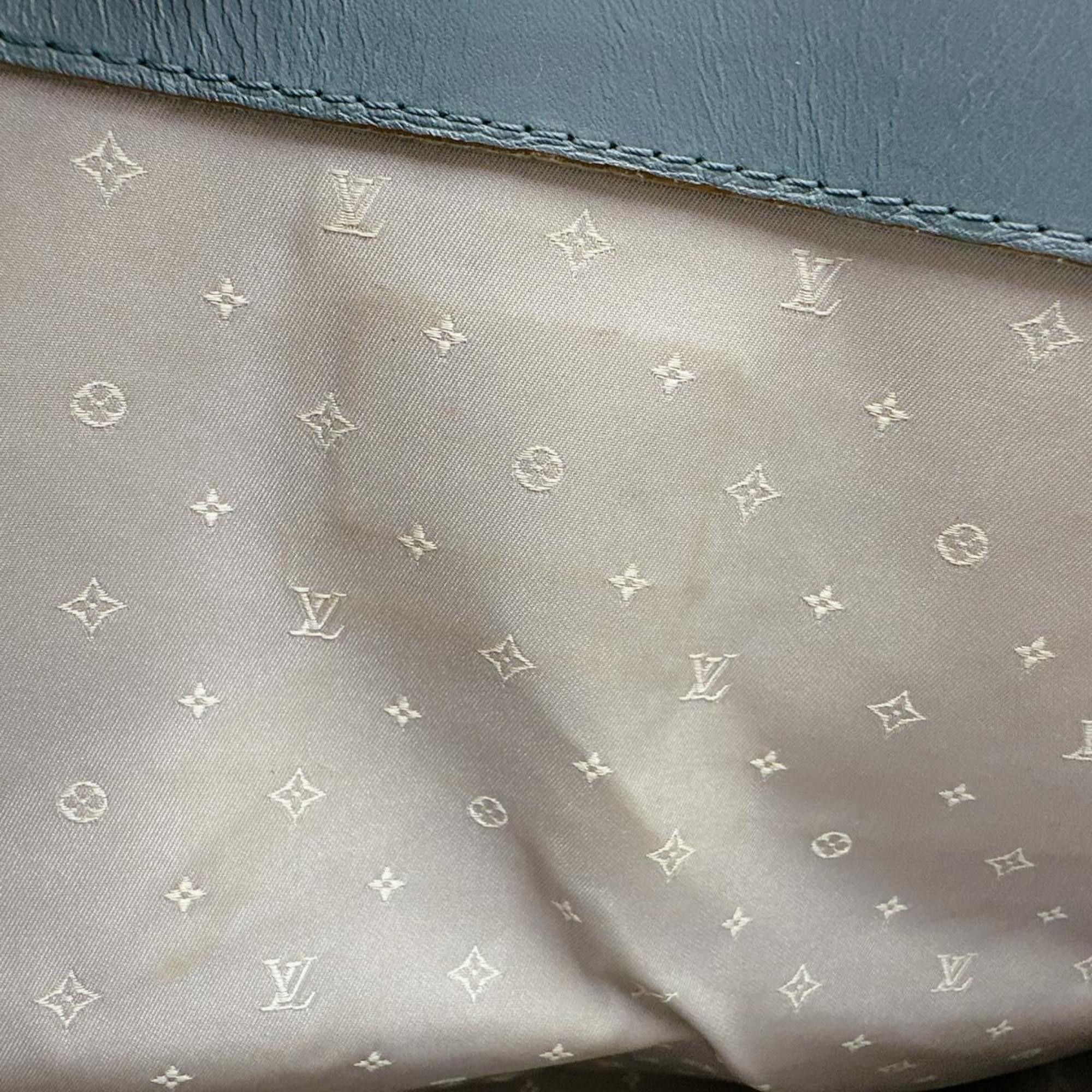 Louis Vuitton Louis Vuitton Fabulous Suhali Leather Handbag M91813 Blue Size ONE SIZE - 13 Thumbnail