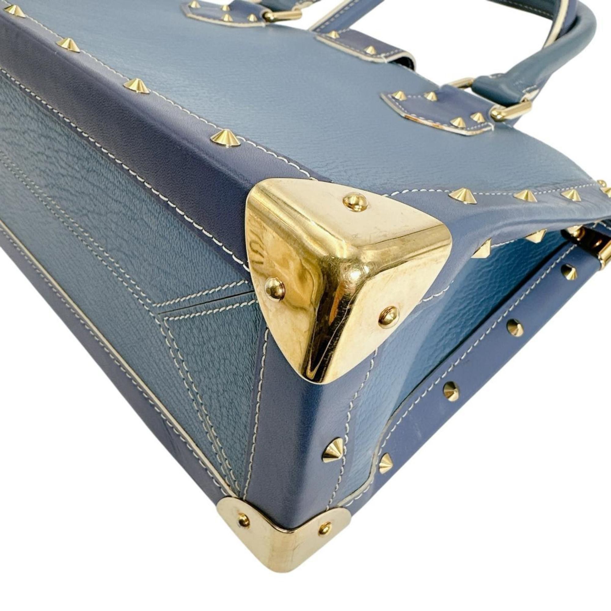 Louis Vuitton Louis Vuitton Fabulous Suhali Leather Handbag M91813 Blue Size ONE SIZE - 7 Thumbnail