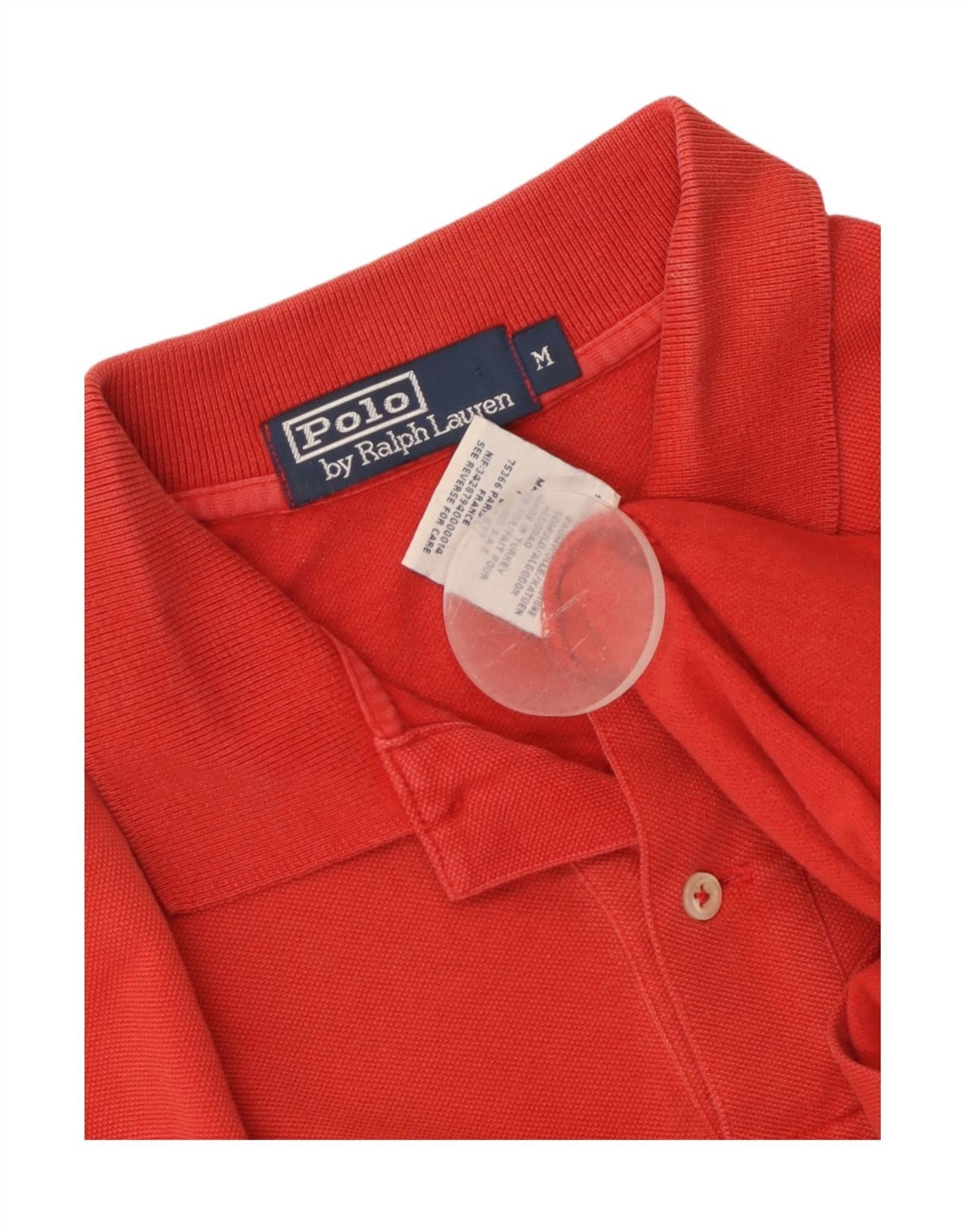Polo Ralph Lauren Mens Polo Shirt Medium Red Cotton Size US M / EU 48-50 / 2 - 3 Thumbnail