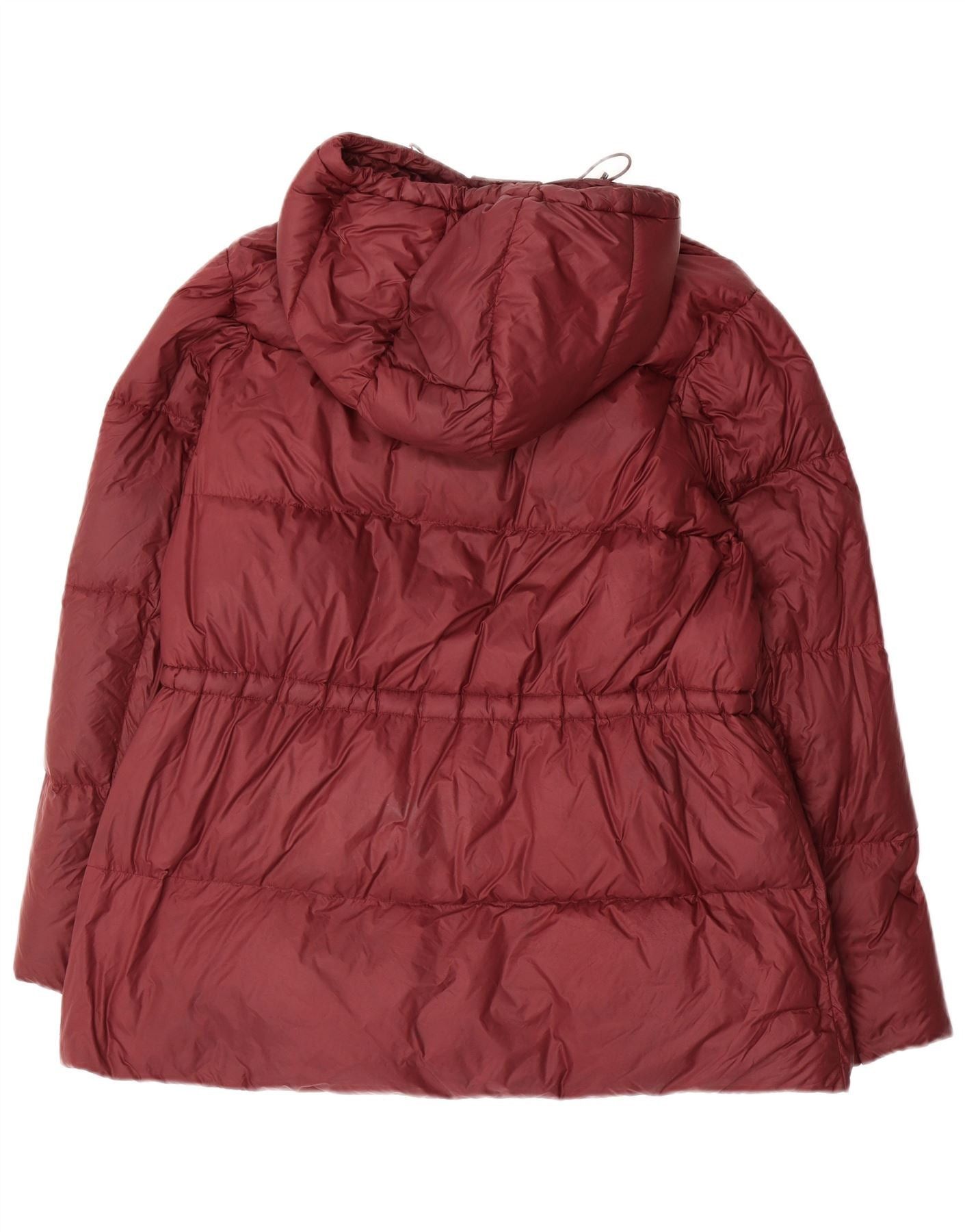 Ralph Lauren Womens Loose Fit Hooded Padded Jacket UK 16 Large Burgundy Size XL / US 12-14 / IT 48-50 - 2 Thumbnail