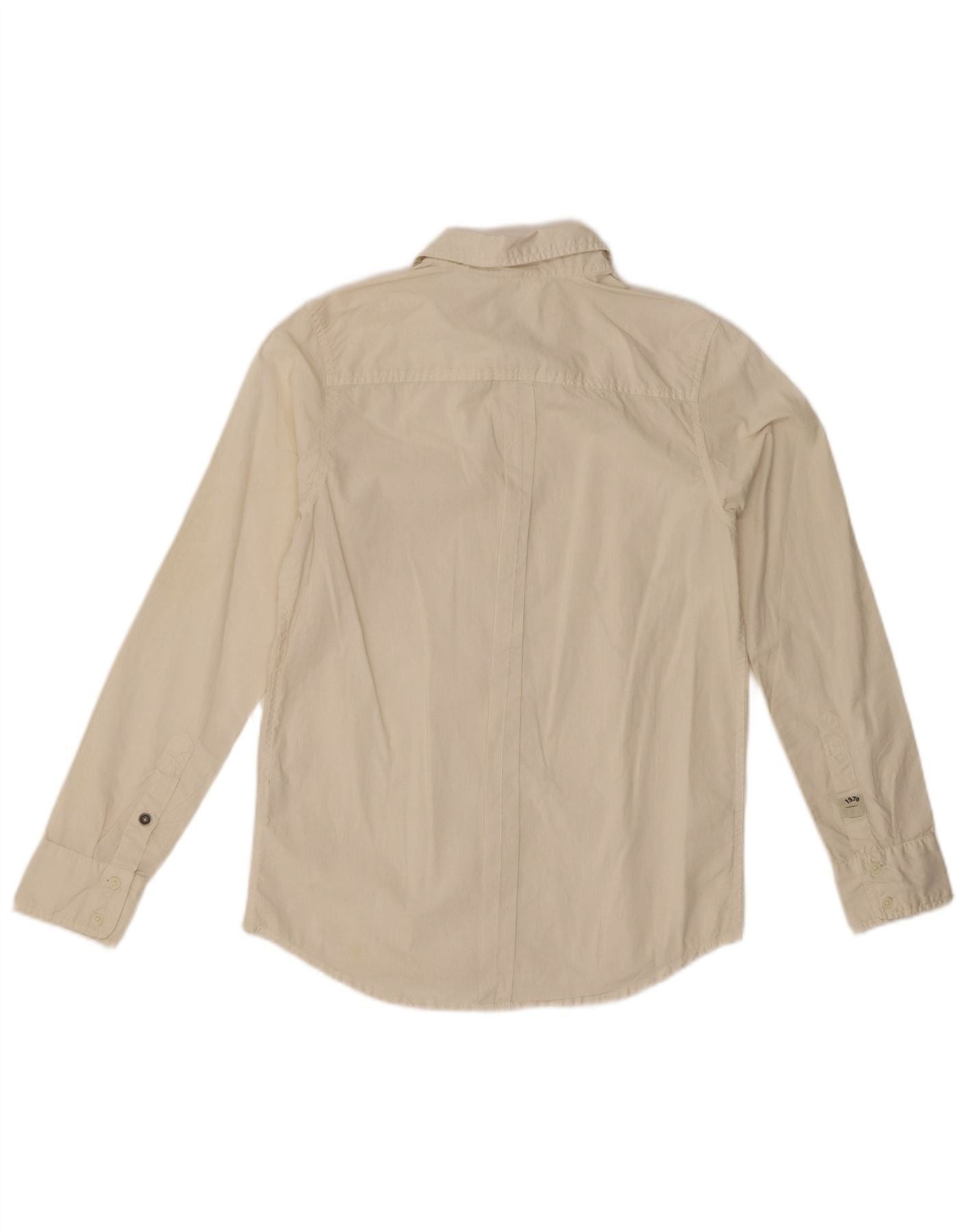 Diesel Boys Shirt 11-12 Years Large Off White Size XS / US 0-2 / IT 36-38 - 2 Thumbnail