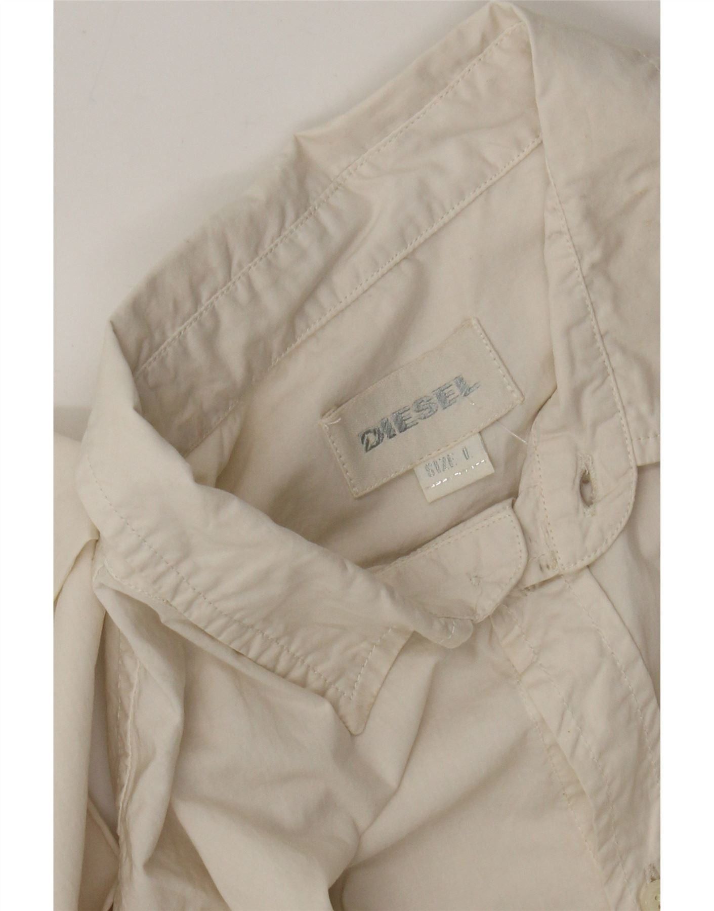 Diesel Boys Shirt 11-12 Years Large Off White Size XS / US 0-2 / IT 36-38 - 6 Thumbnail