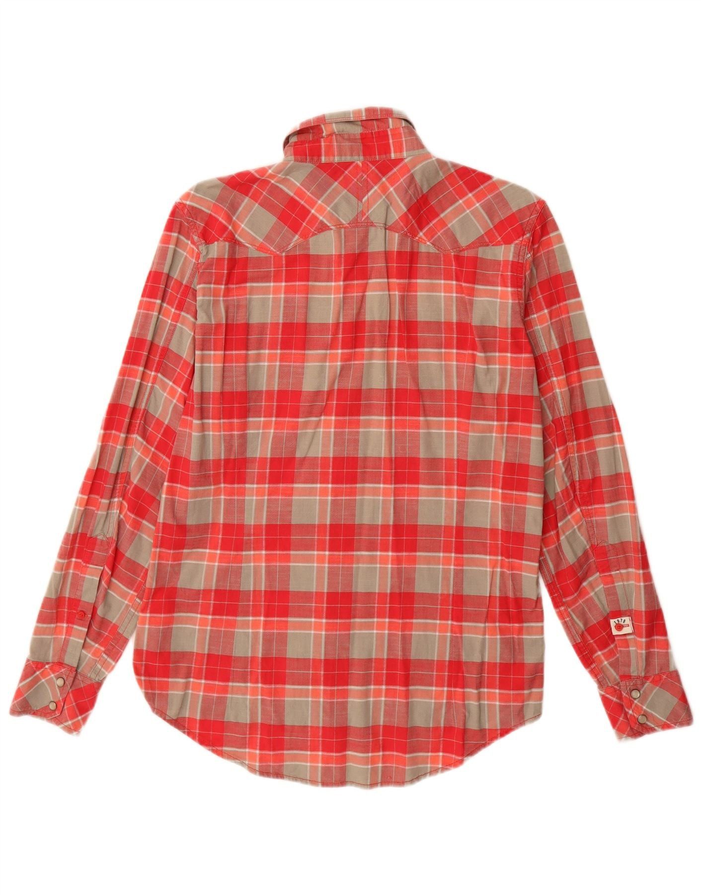 Diesel Mens Shirt Small Red Check Cotton Size US S / EU 44-46 / 1 - 2 Thumbnail