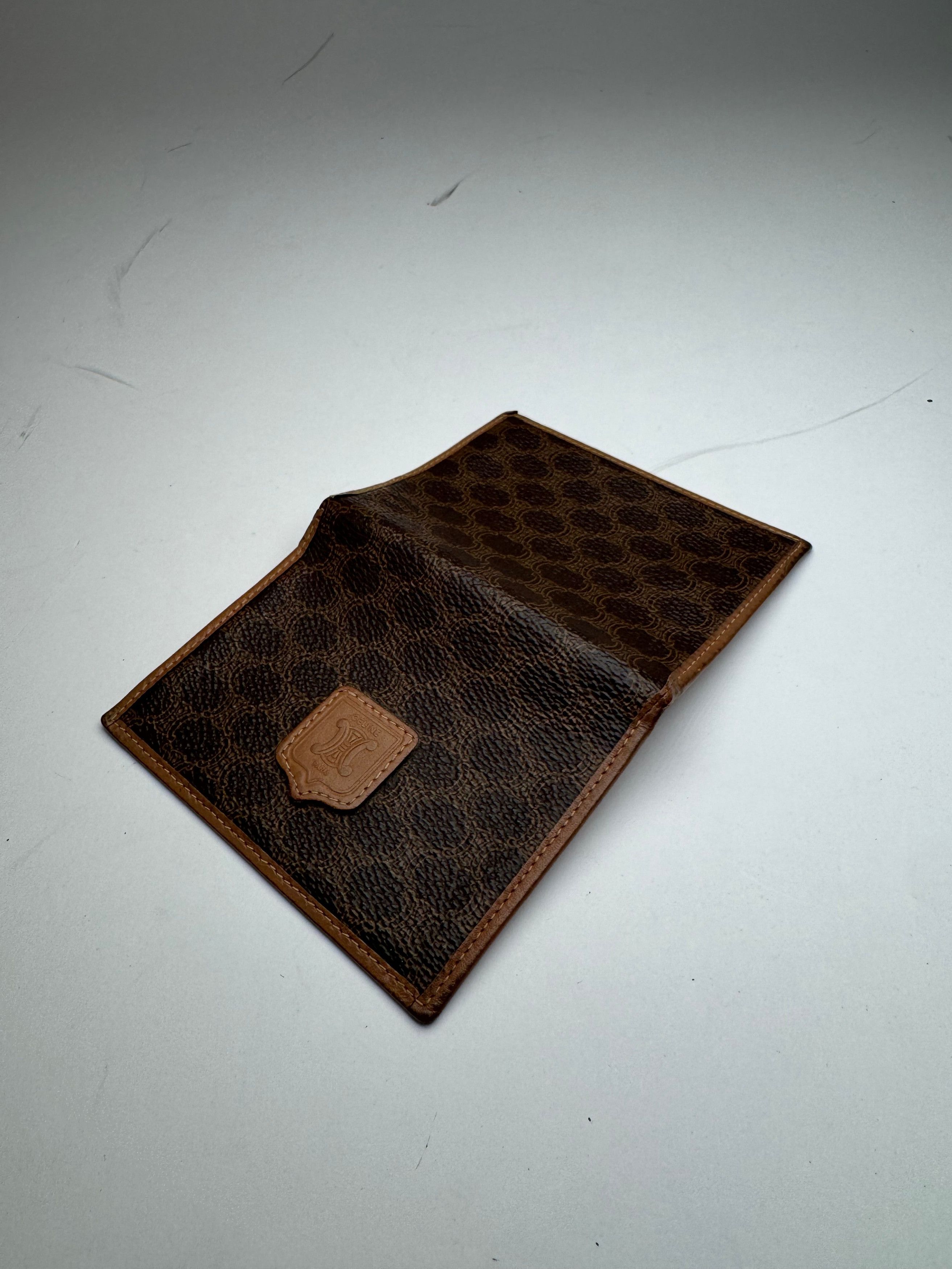 Celine Vintage Leather Monogram Card Holder Brown Size ONE SIZE - 7 Thumbnail