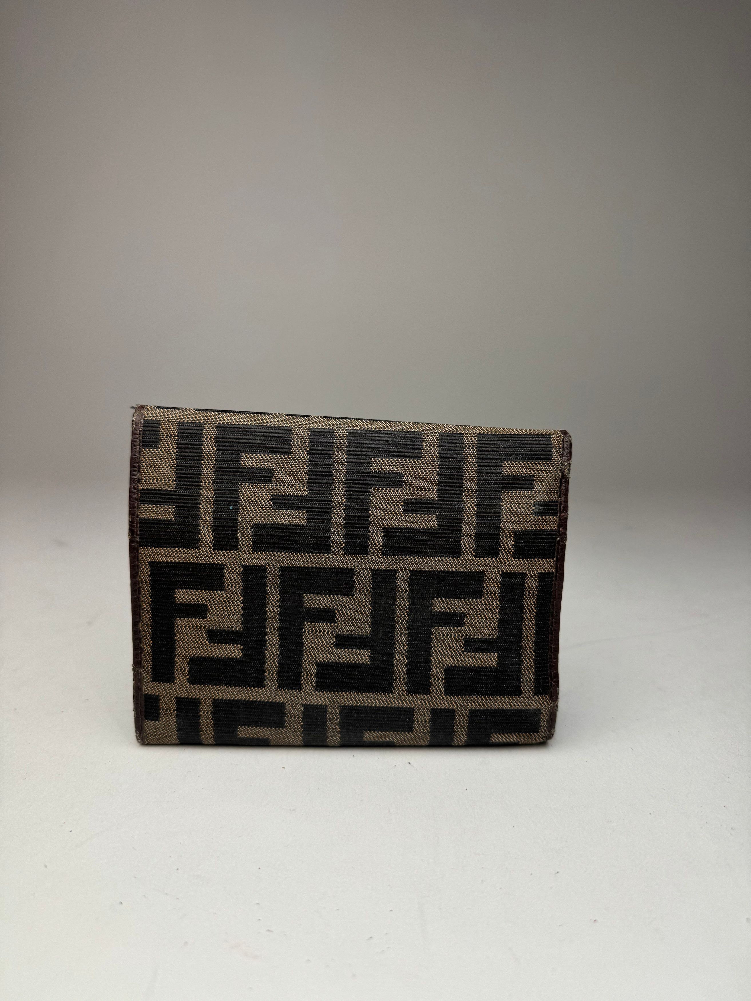 Fendi Vintage FF Monogram Wallet Brown Size ONE SIZE - 2 Thumbnail