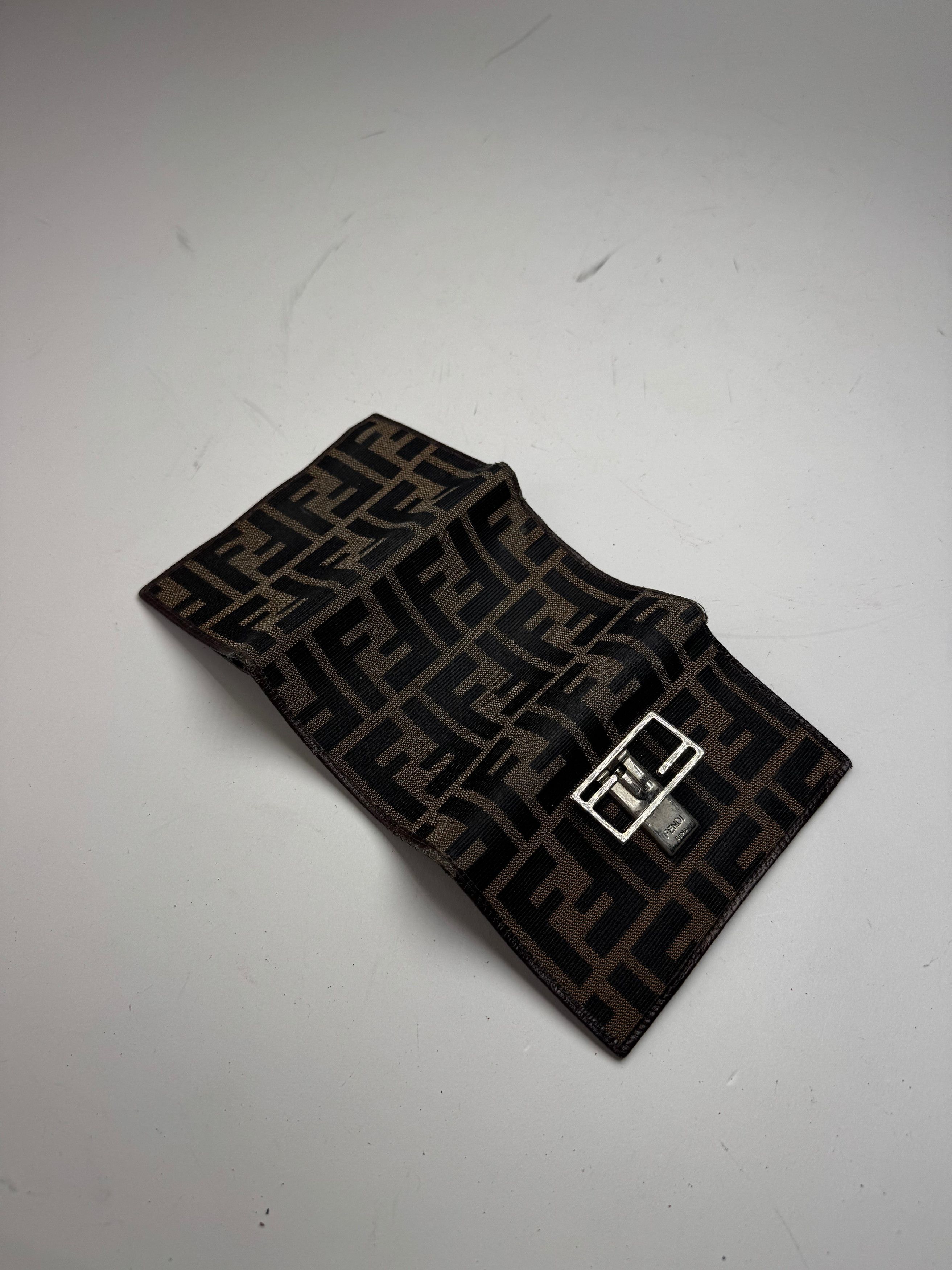 Fendi Vintage FF Monogram Wallet Brown Size ONE SIZE - 6 Thumbnail
