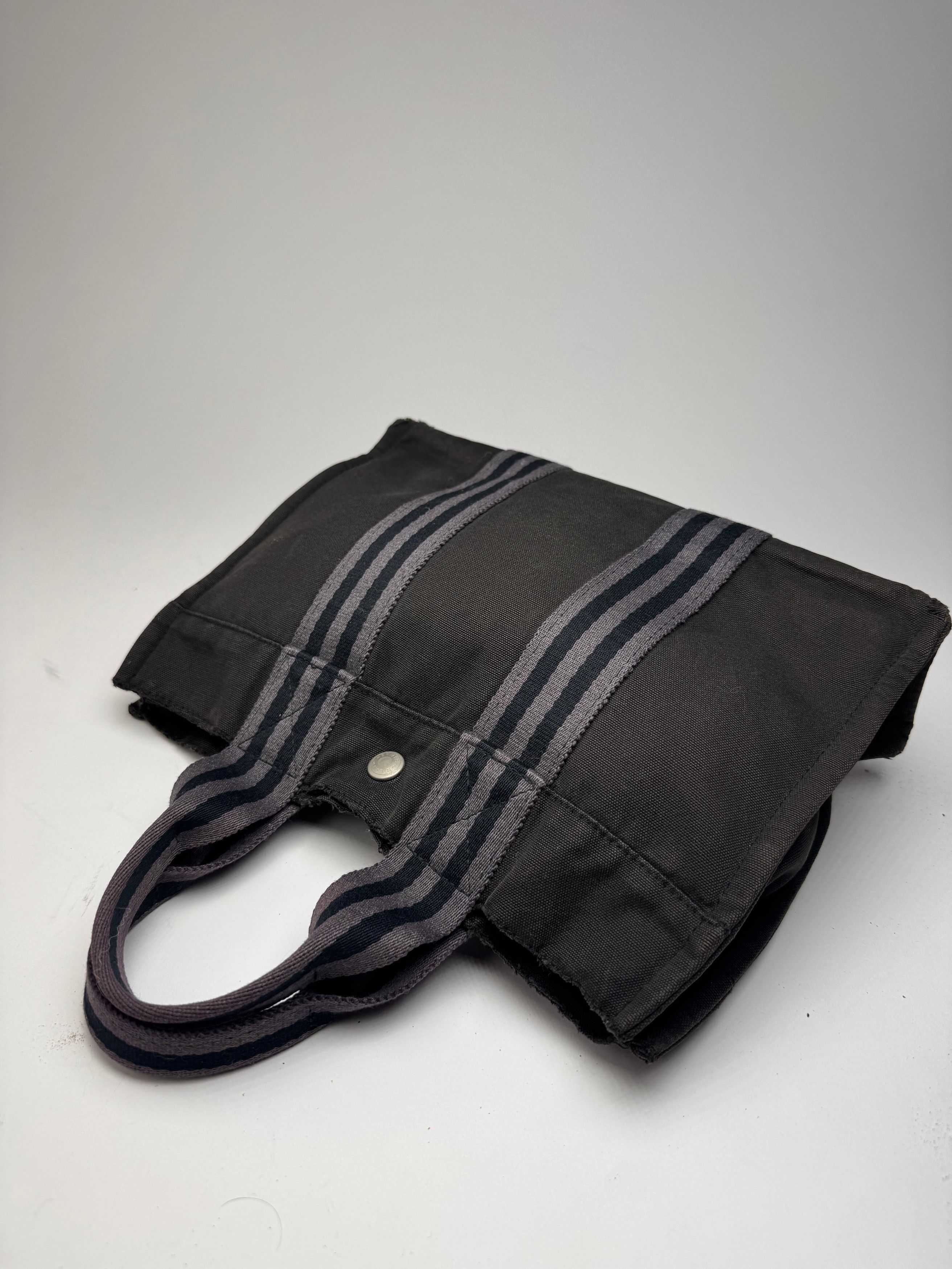 Other Vintage Hermes Canvas Mini Tote Bag Black Size ONE SIZE - 11 Thumbnail