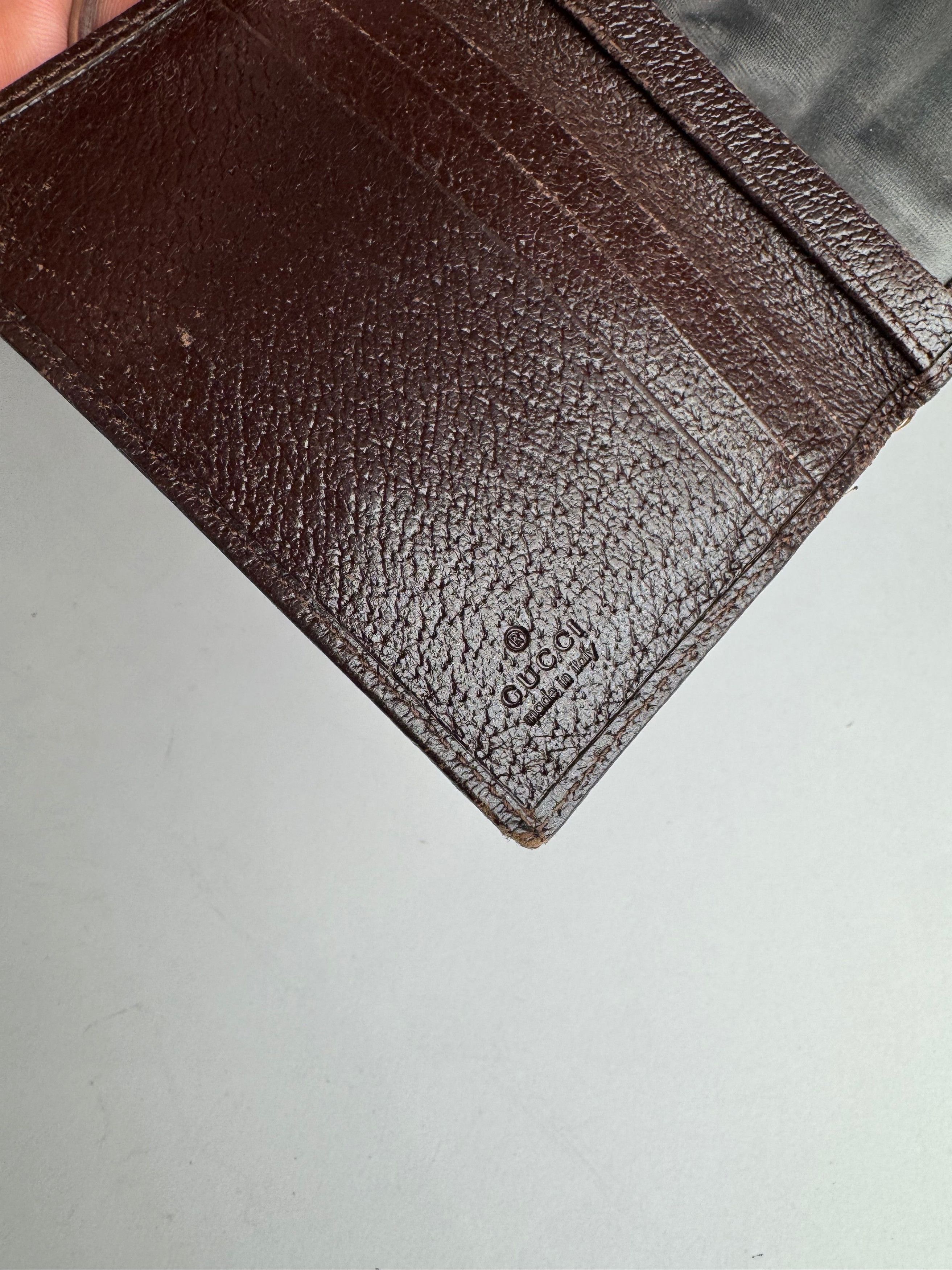 Gucci Vintage Monogram Card holder beige Brown Size ONE SIZE - 5 Thumbnail