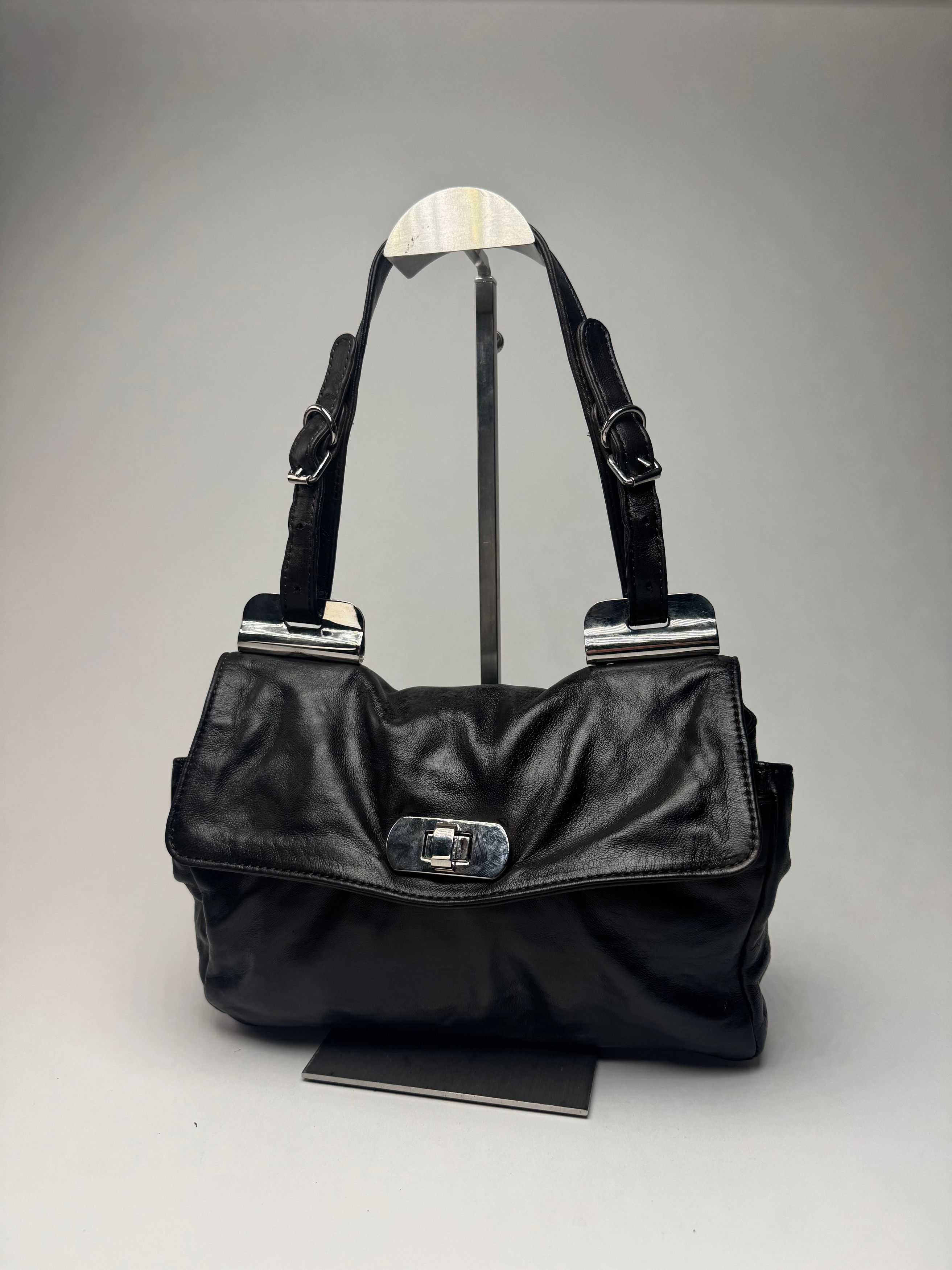 Marni Vintage Leather Bag black brown Size ONE SIZE - 7 Thumbnail