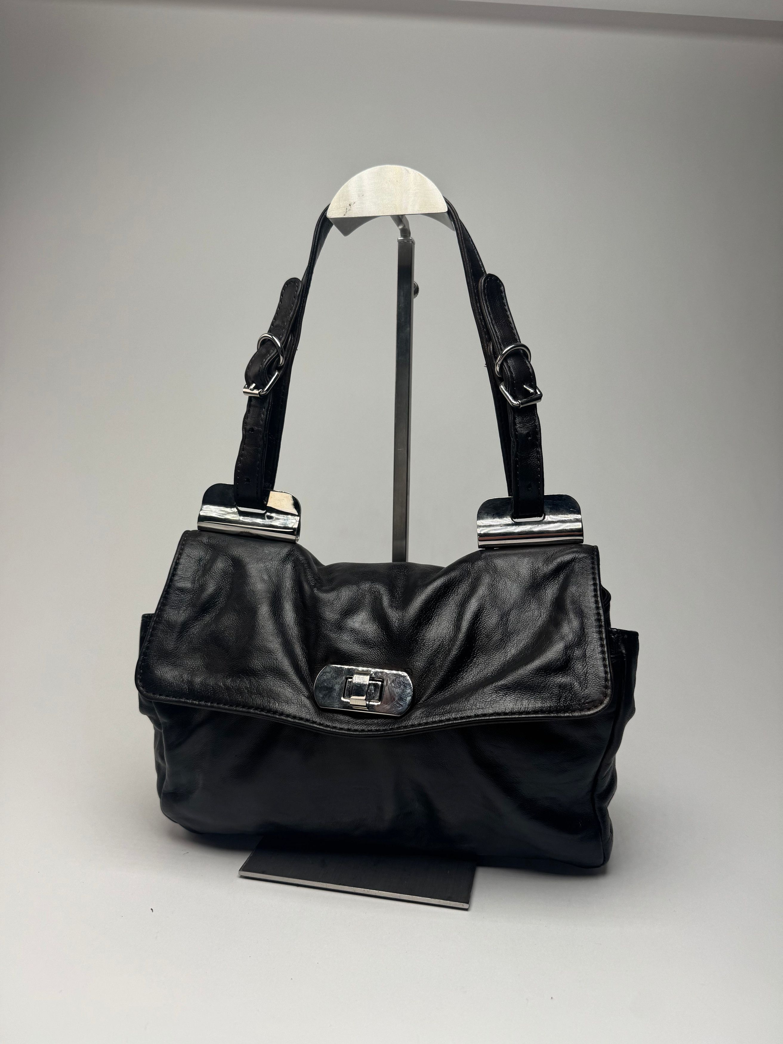 Marni Vintage Leather Bag black brown Size ONE SIZE - 14 Thumbnail
