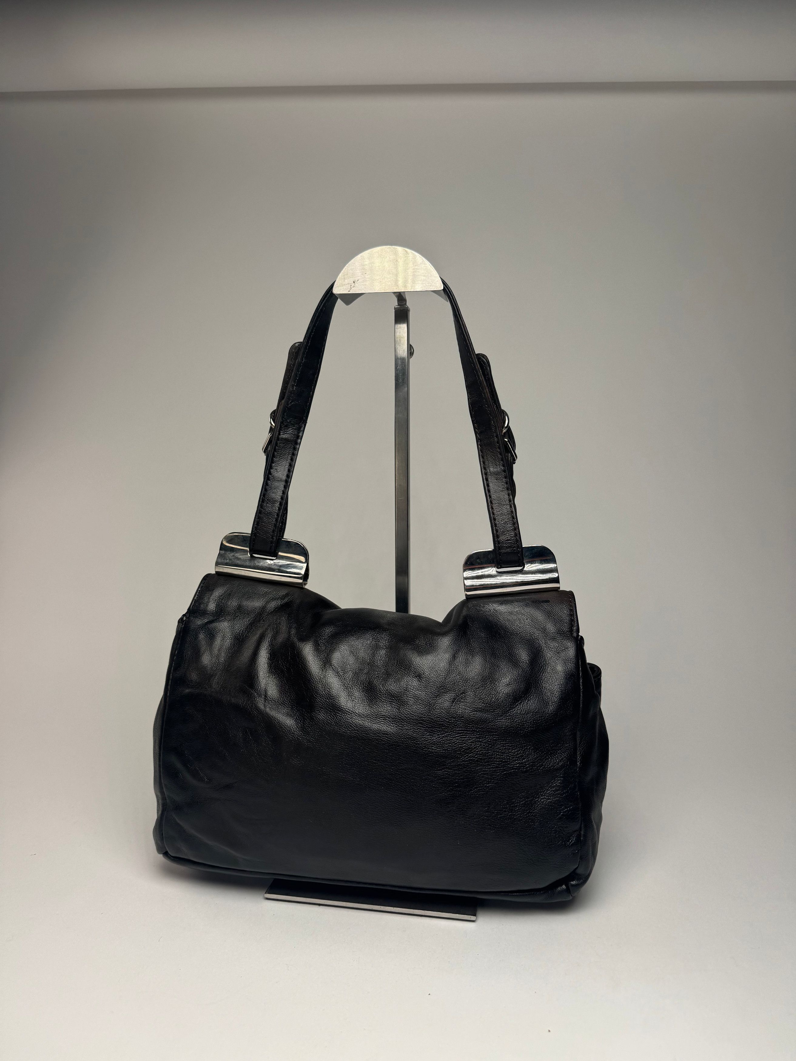 Marni Vintage Leather Bag black brown Size ONE SIZE - 9 Thumbnail