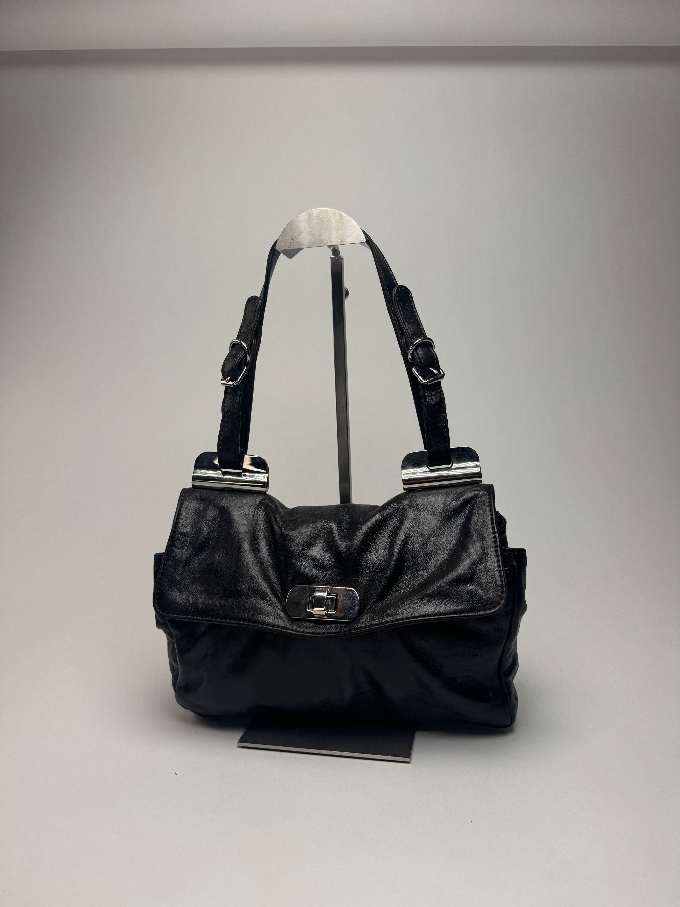 Marni Vintage Leather Bag black brown Size ONE SIZE - 2 Thumbnail