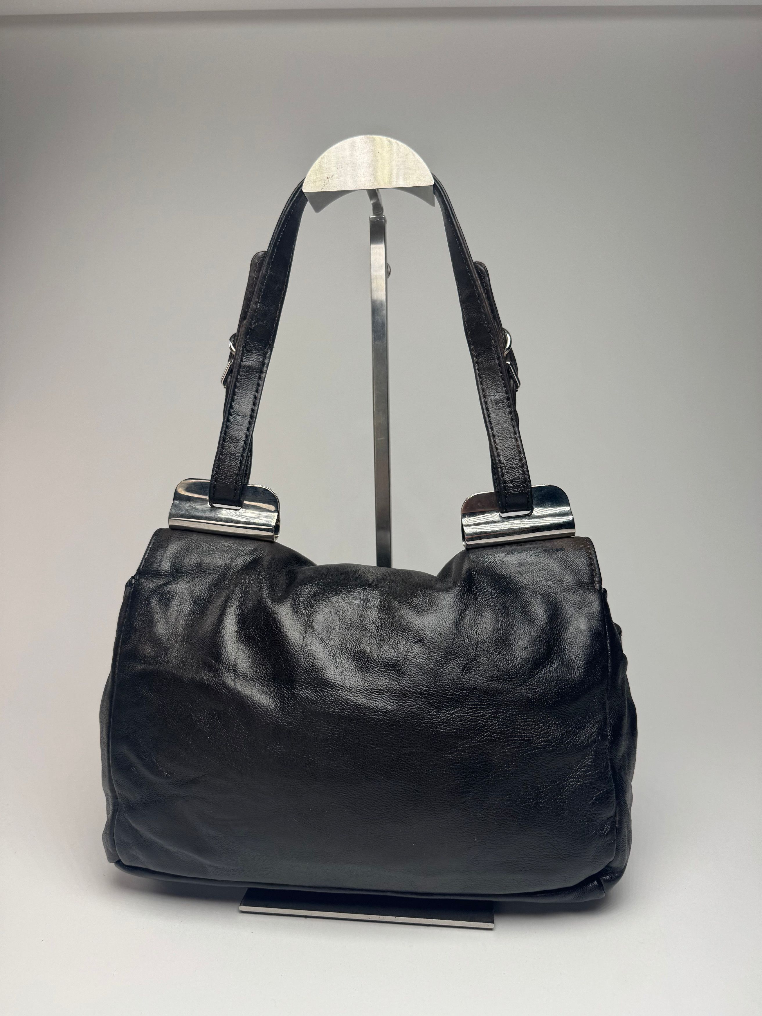 Marni Vintage Leather Bag black brown Size ONE SIZE - 15 Thumbnail
