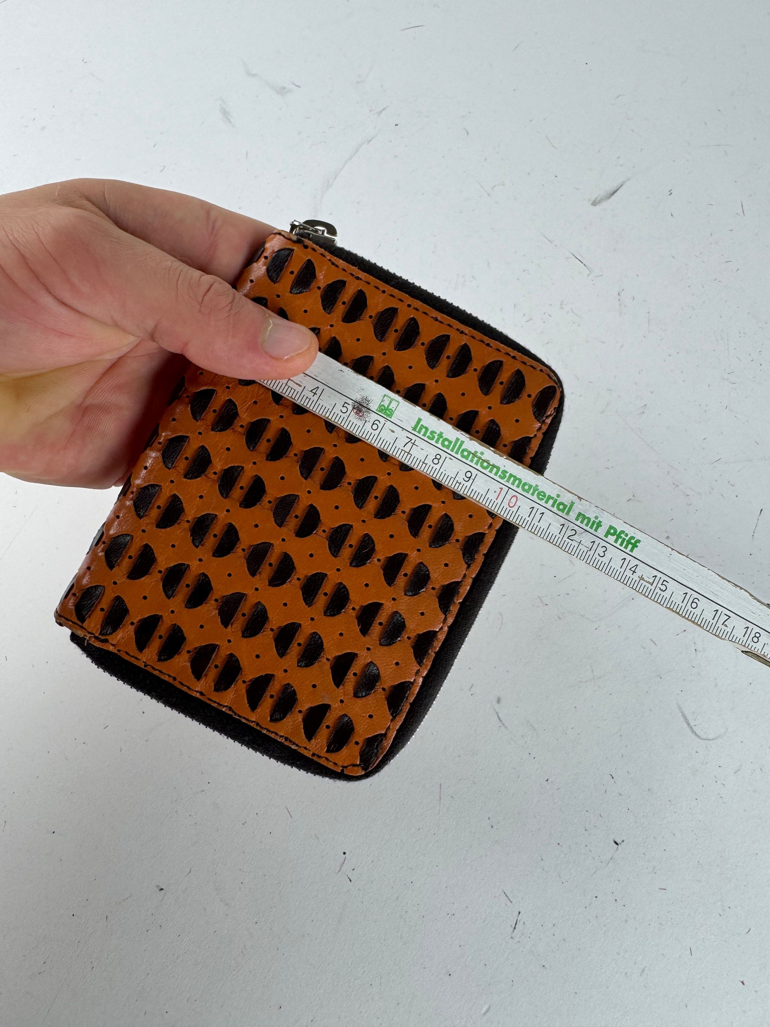 Miu Miu Vintage Zippy Leather Wallet Orange black Size ONE SIZE - 13 Thumbnail