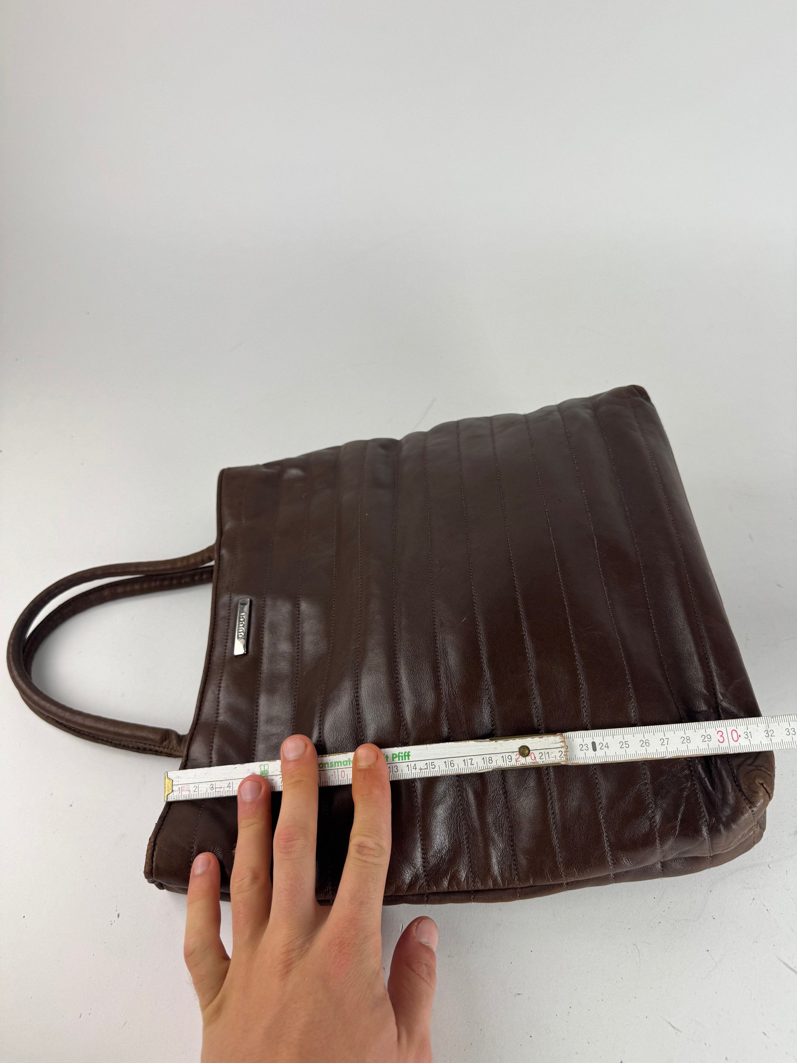 Gucci Vintage Leather handbag brown Size ONE SIZE - 12 Thumbnail