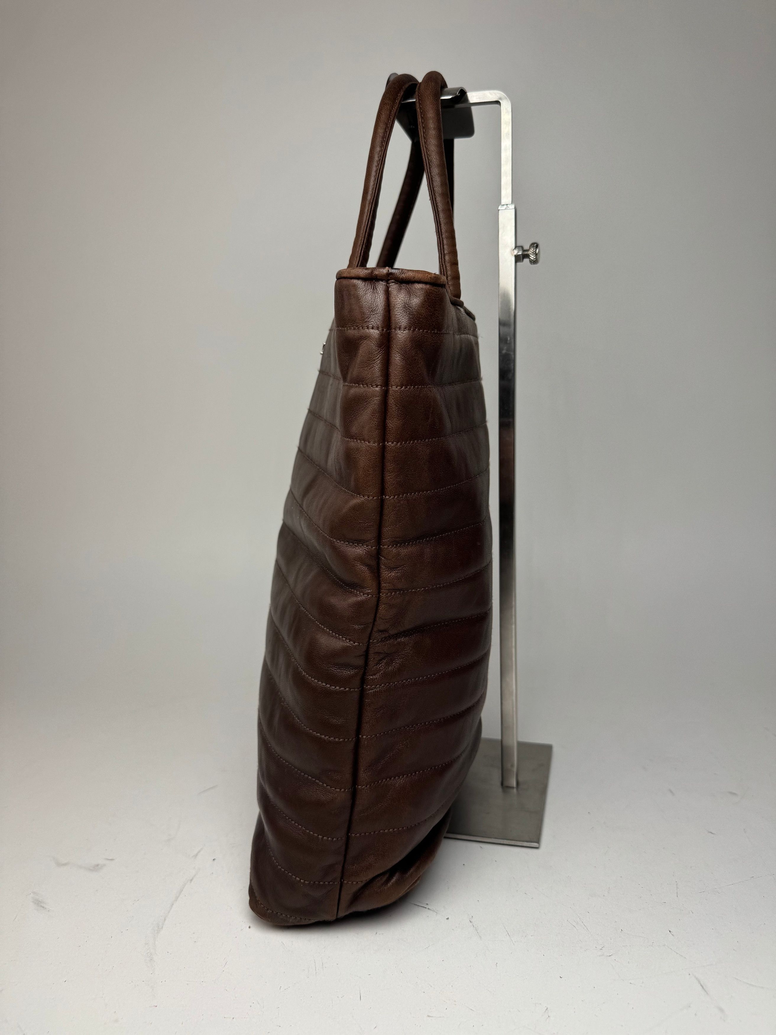 Gucci Vintage Leather handbag brown Size ONE SIZE - 7 Thumbnail