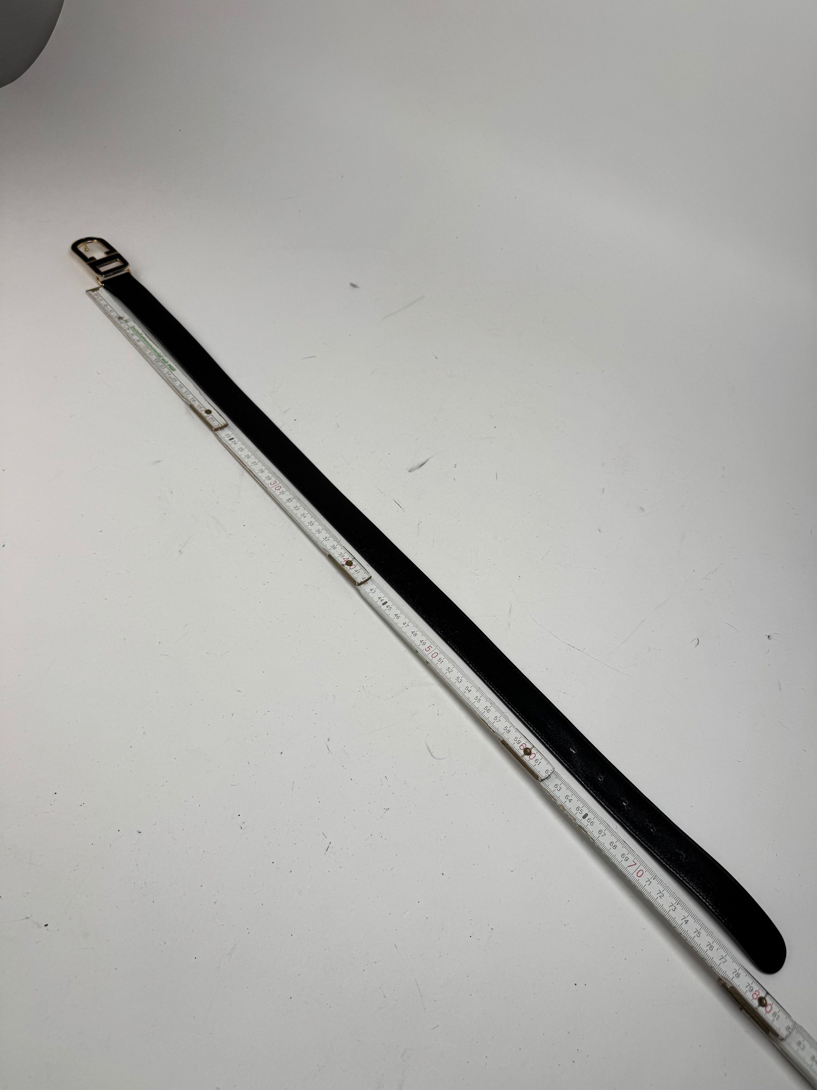 Dior Vintage Leather Belt Black Size ONE SIZE - 8 Thumbnail