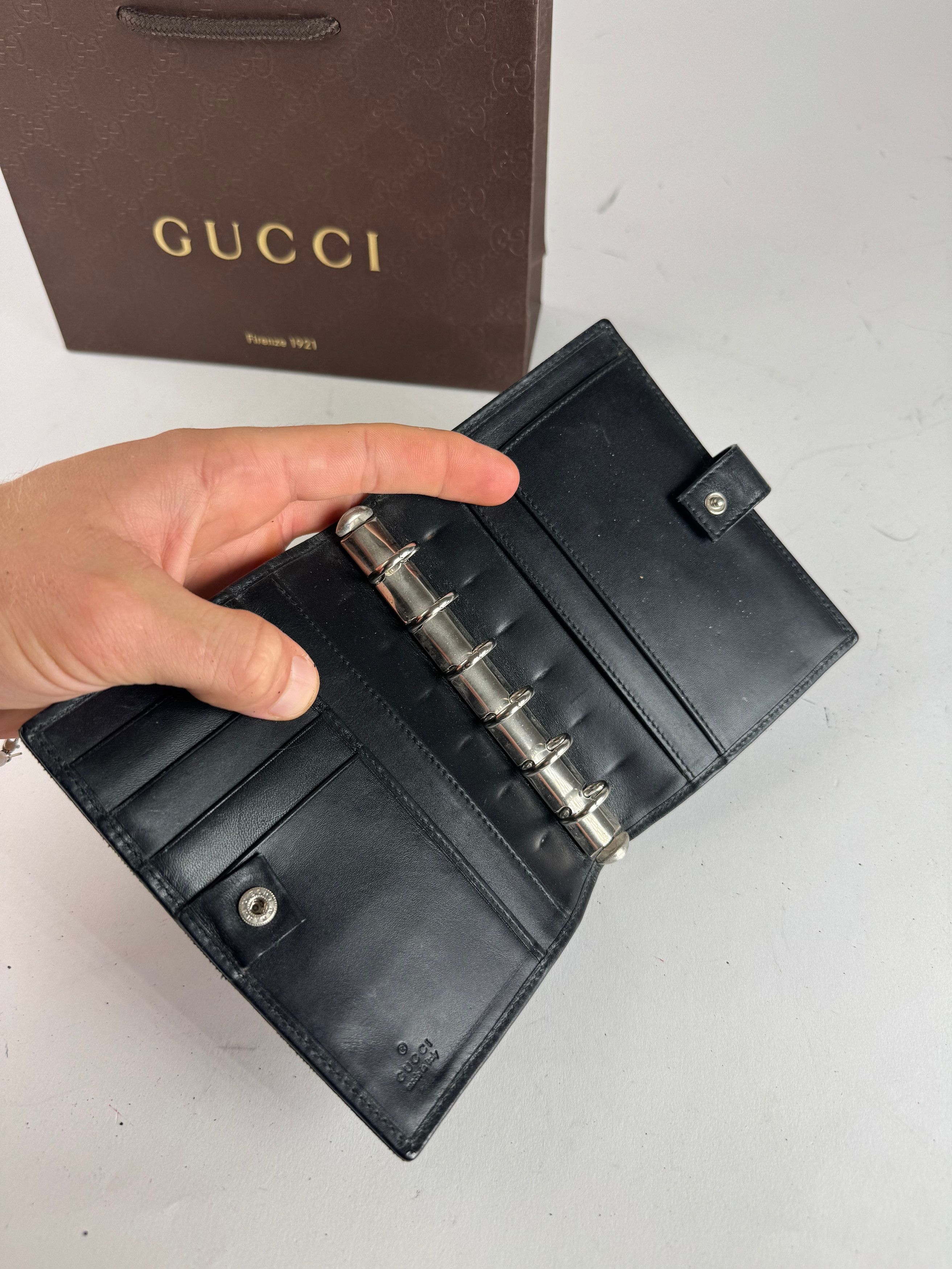 Gucci Vintage Monogram Organizer Black Size ONE SIZE - 4 Thumbnail