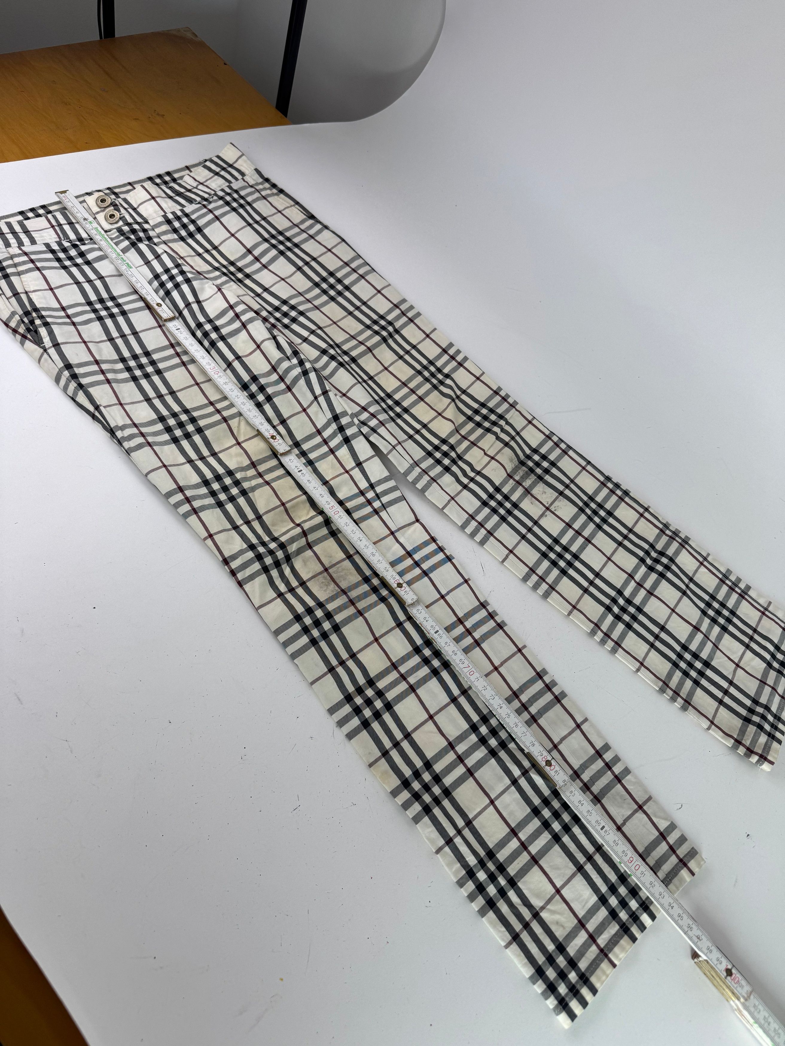Burberry Vintage Nova Check Pants Beige M Size 27" / US 4 / IT 40 - 7 Thumbnail