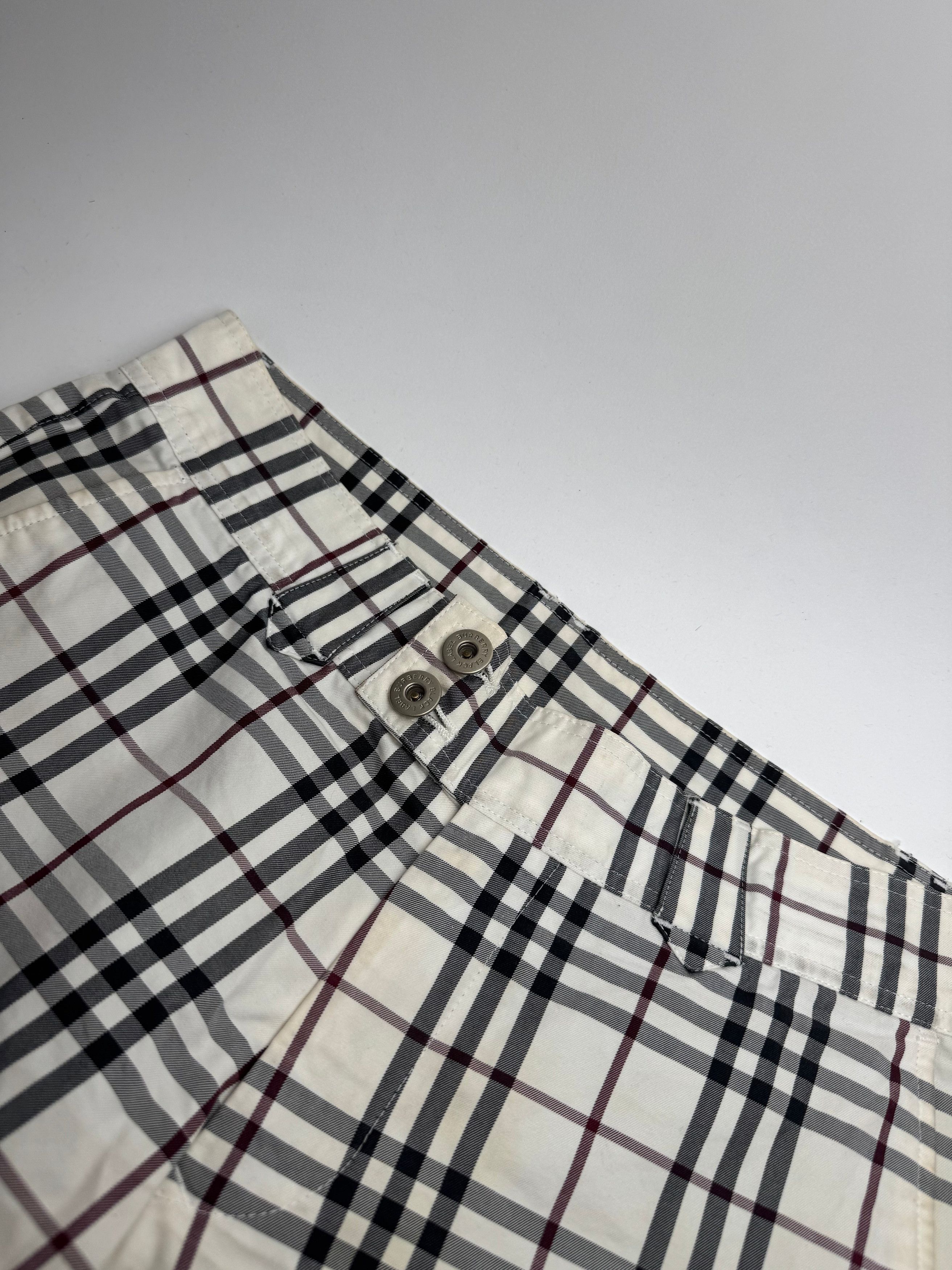 Burberry Vintage Nova Check Pants Beige M Size 27" / US 4 / IT 40 - 3 Thumbnail