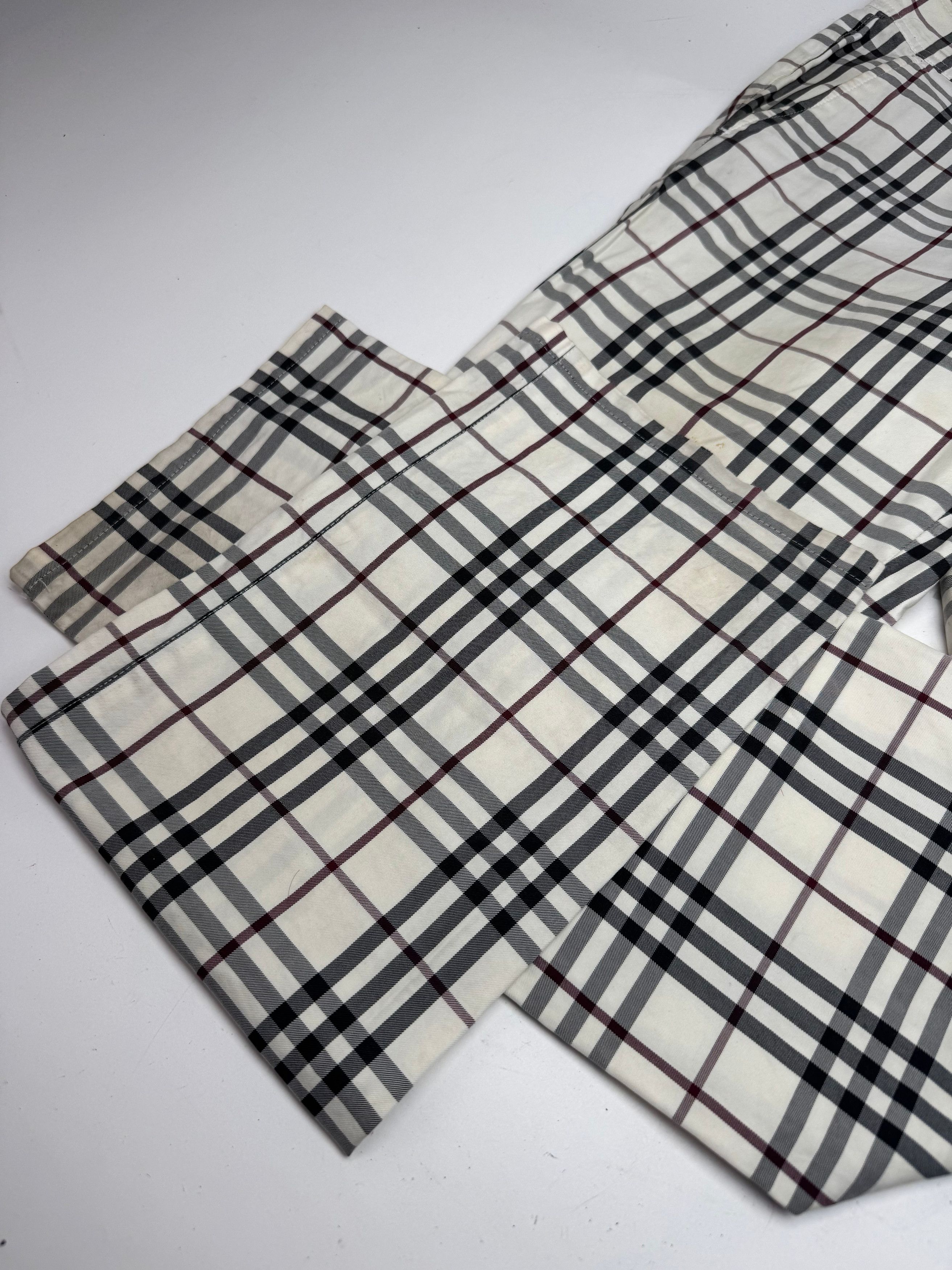 Burberry Vintage Nova Check Pants Beige M Size 27" / US 4 / IT 40 - 4 Thumbnail