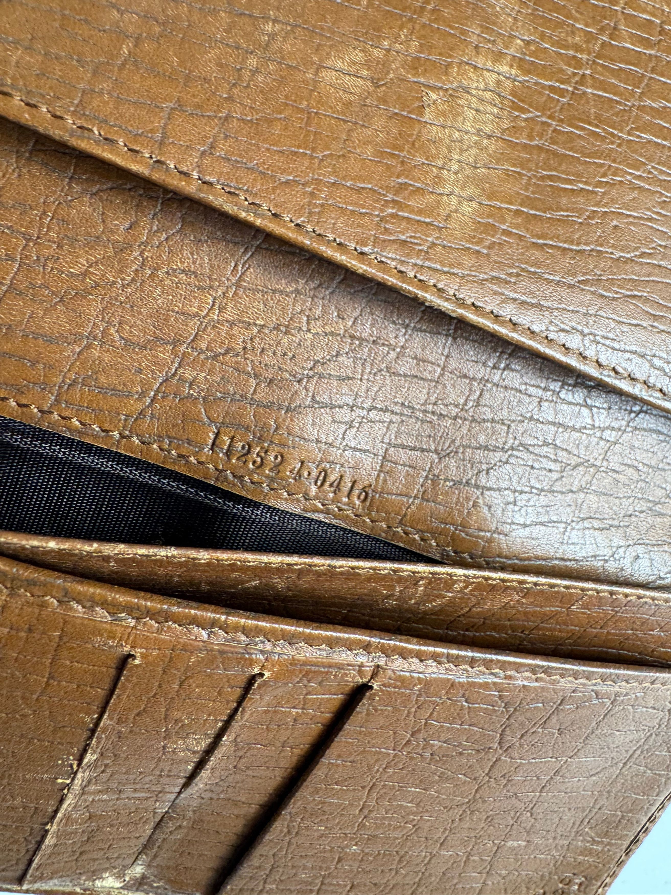 Gucci Vintage Monogram Wallet beige brown Size ONE SIZE - 7 Thumbnail