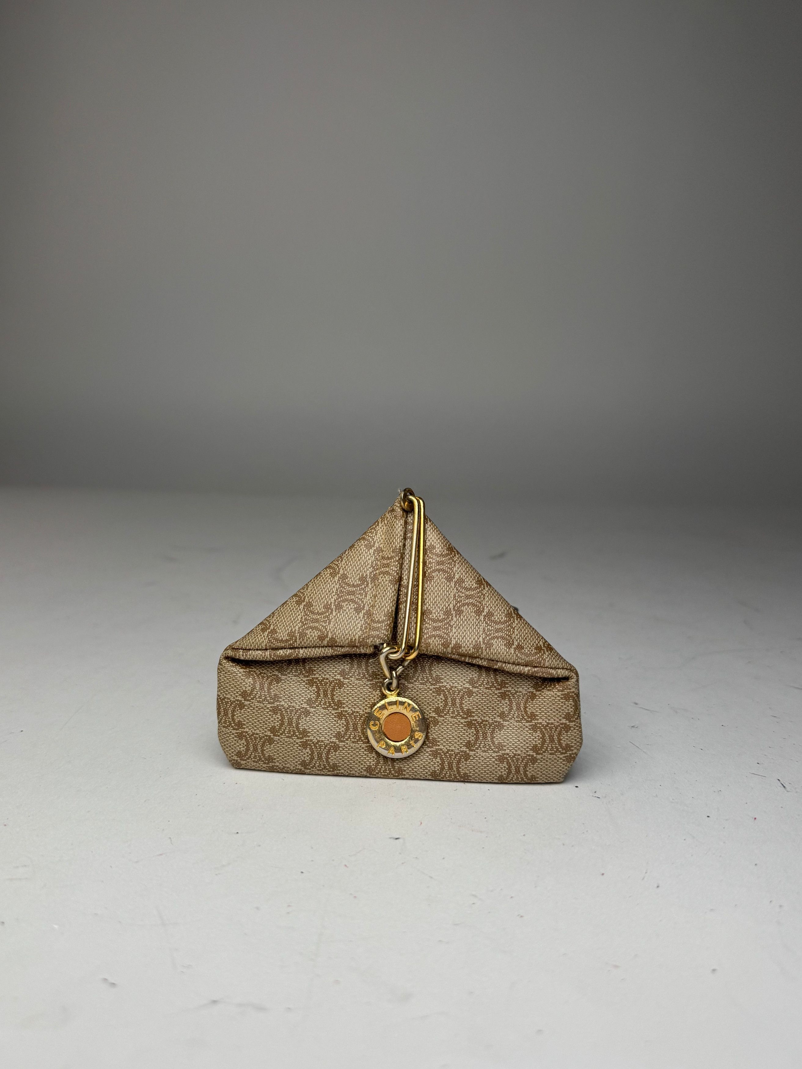 Other Vintage Celine Paris Leather Purse/Card Holder beige brown Size ONE SIZE - 5 Thumbnail